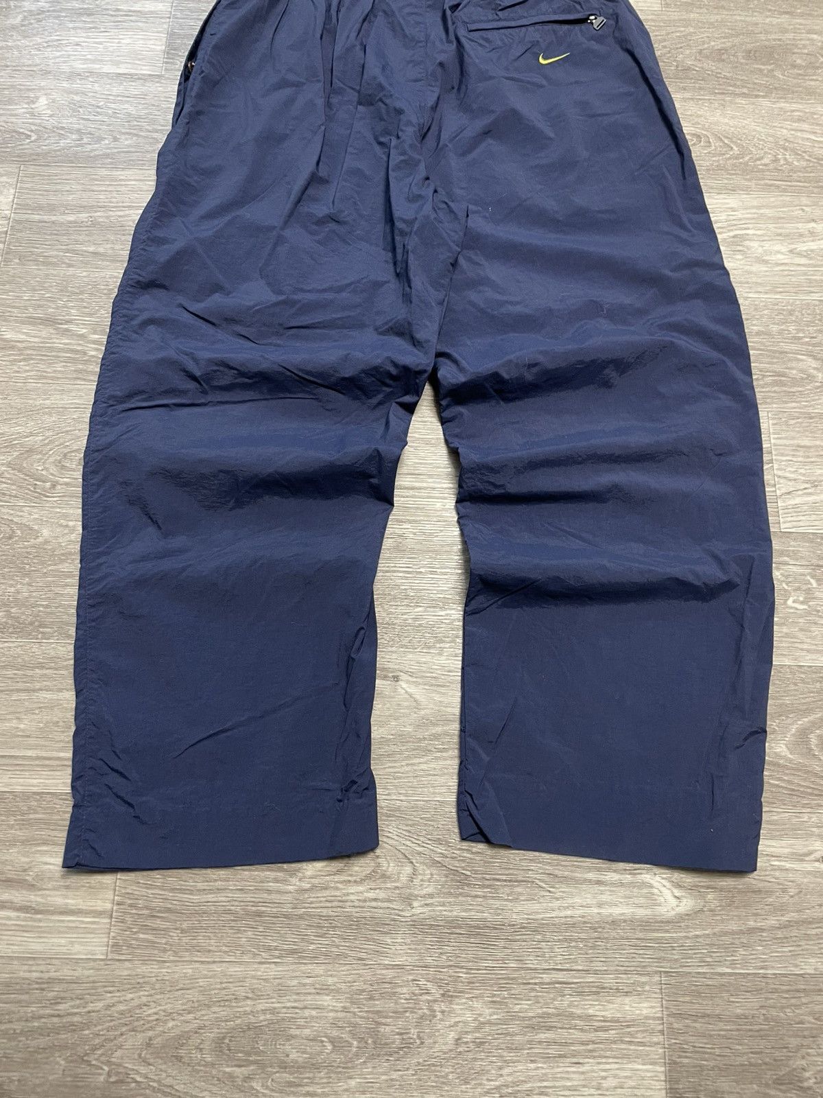 Nike Vintage 90s Nike Blue Nylon Pants Retro Y2K Size US 36 / EU 52 - 15 Thumbnail
