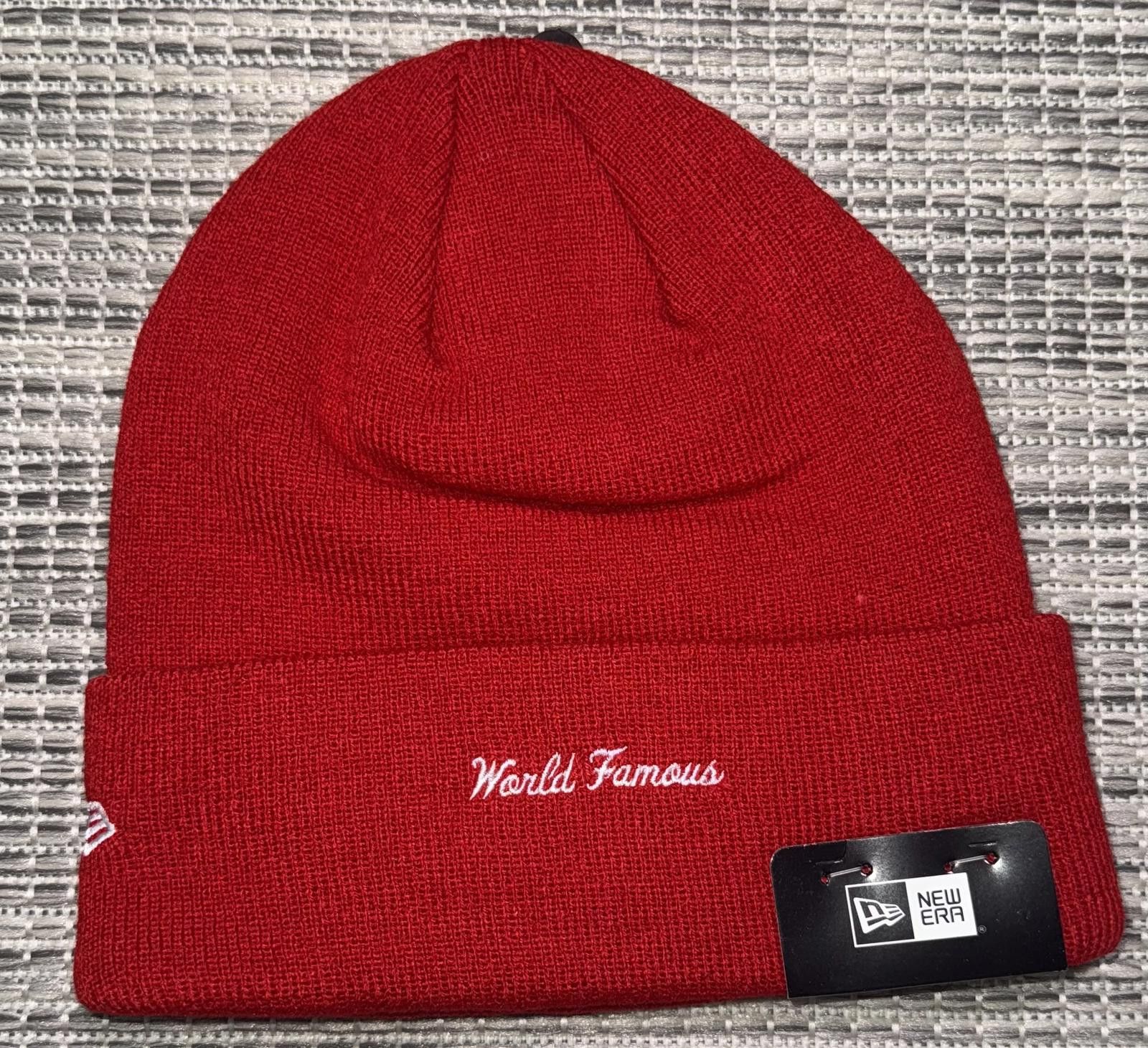 Supreme X New Era Red Box Logo Beanie