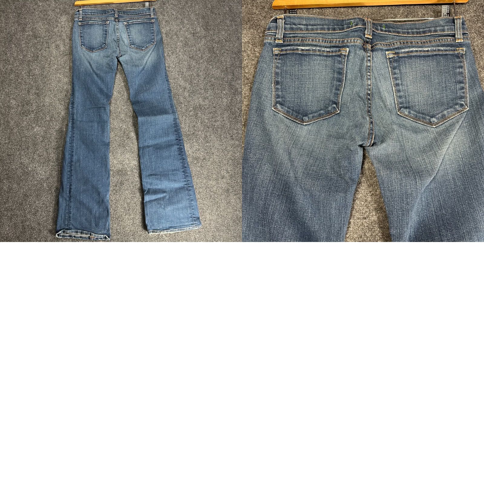 J Brand J Brand Jeans Womens Bootcut 29 Medium Wash Cotton Stretch Frayed Hems Pockets Denim Blue Size 29" - 8 Thumbnail