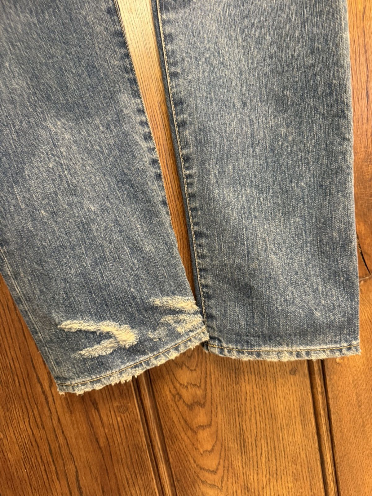 Saint Laurent Paris FW13 Holy Grail Saint Laurent crash Hedi jeans 36 skinny d02 Size US 36 / EU 52 - 17 Thumbnail