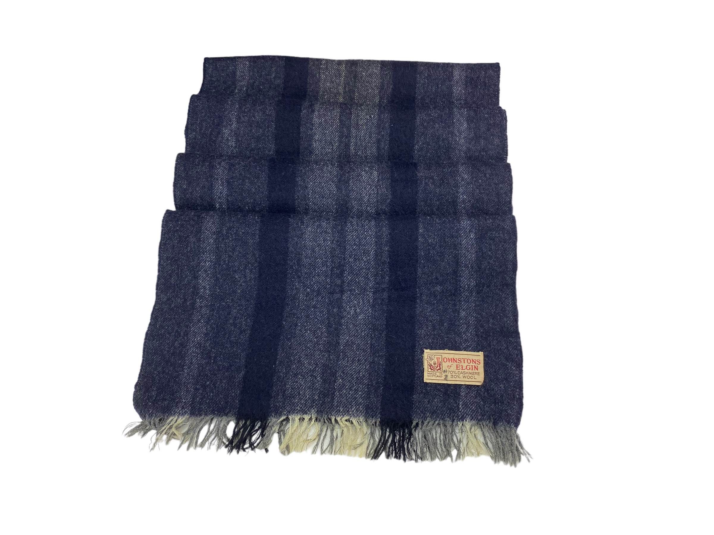Johnstons Of Elgin JohnstonVintage Daks London Wool Scarf -Striped England Made Size ONE SIZE - 8 Thumbnail