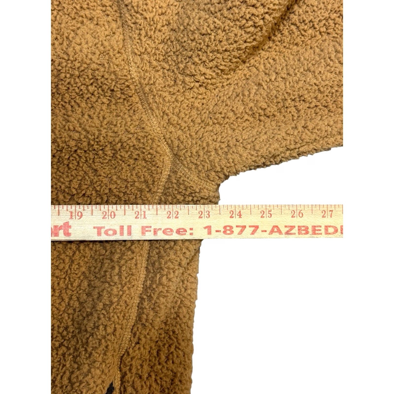 Eddie Bauer Eddie Bauer Jacket Mens L Brown Fleece Full Zip Outdoor Winter Casual Zip Pockets Stand-Up Collar Regular Fit Size US L / EU 52-54 / 3 - 3 Thumbnail