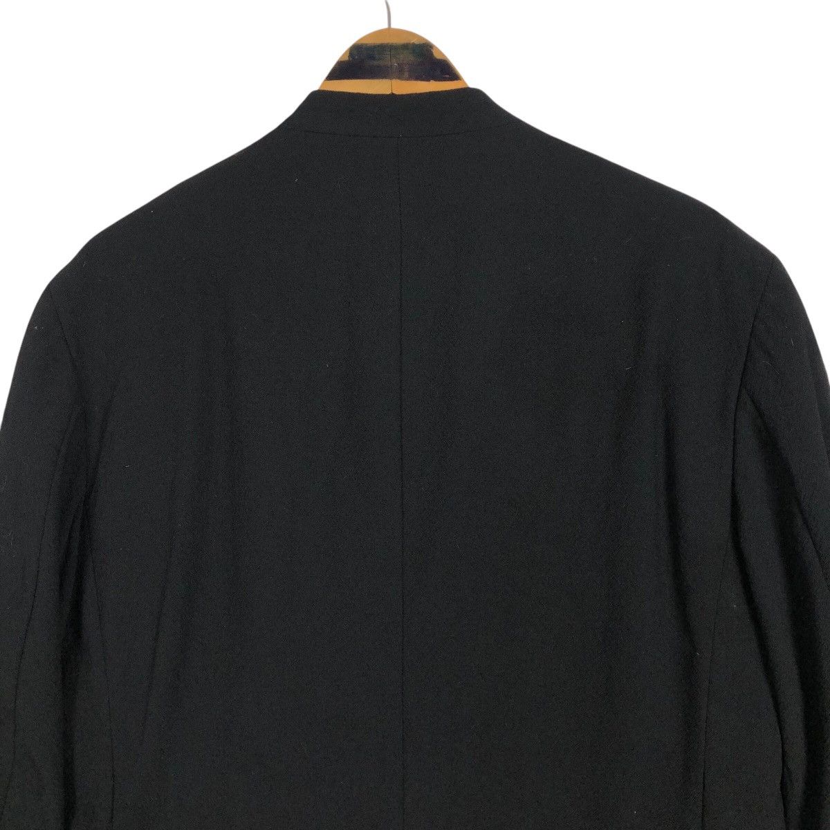 Issey Miyake Vintage Issey Miyake Men S/S 2009 Mandarin Collar Wool Coat Size US L / EU 52-54 / 3 - 12 Thumbnail