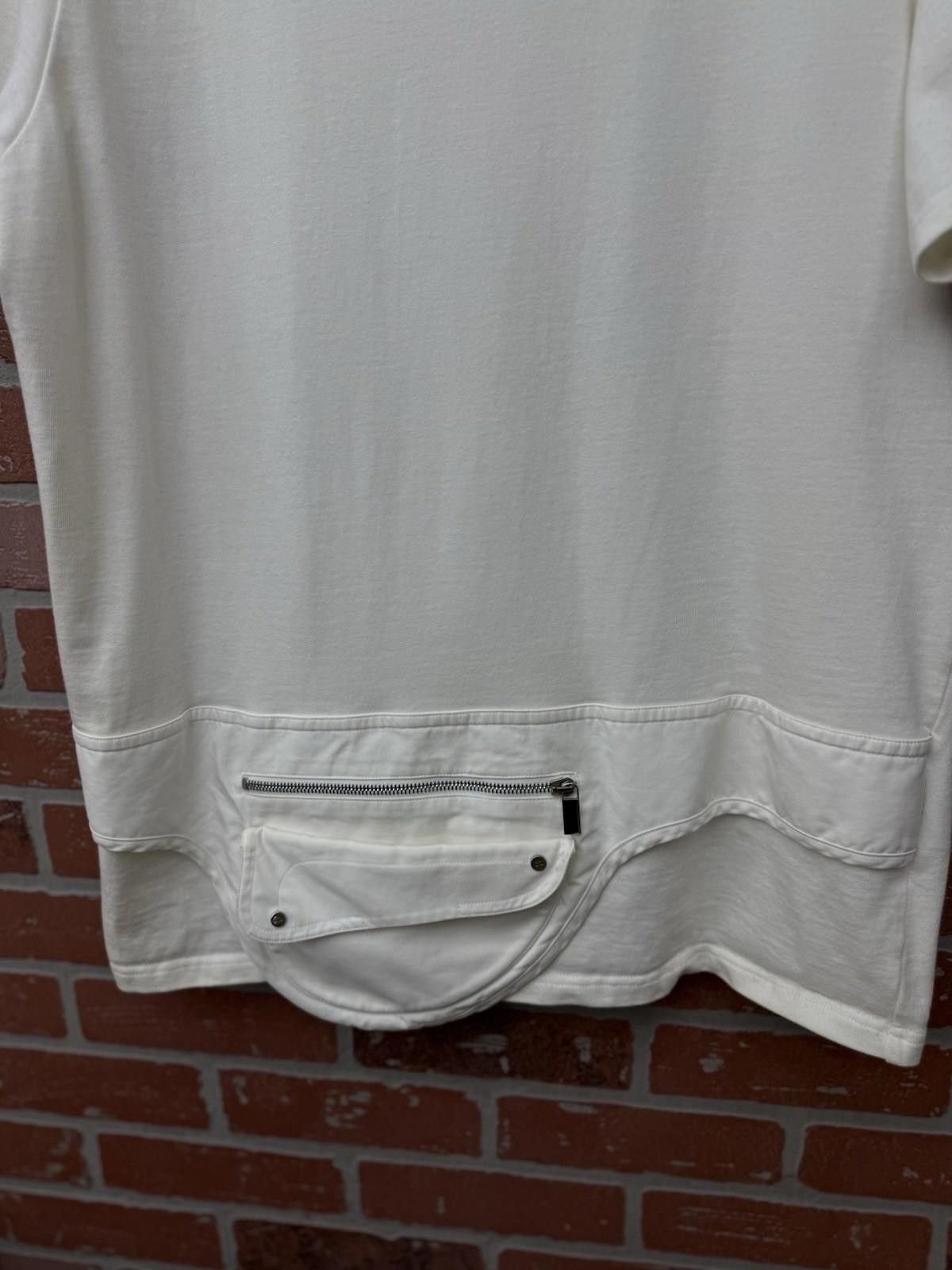Dior Dior Mens Saddle Zipper Pocket Tee Shirt Size 3XL White Size US XXL / EU 58 / 5 - 5 Thumbnail
