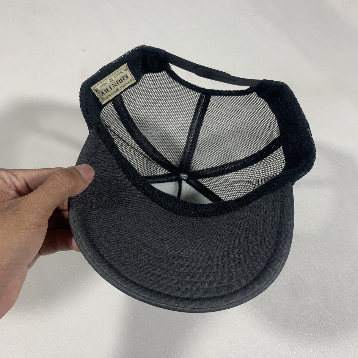 Kapital KAPITAL KOUNTRY PEARL CLUTCHER TRUCKER CAP BLACK Size ONE SIZE - 4 Thumbnail