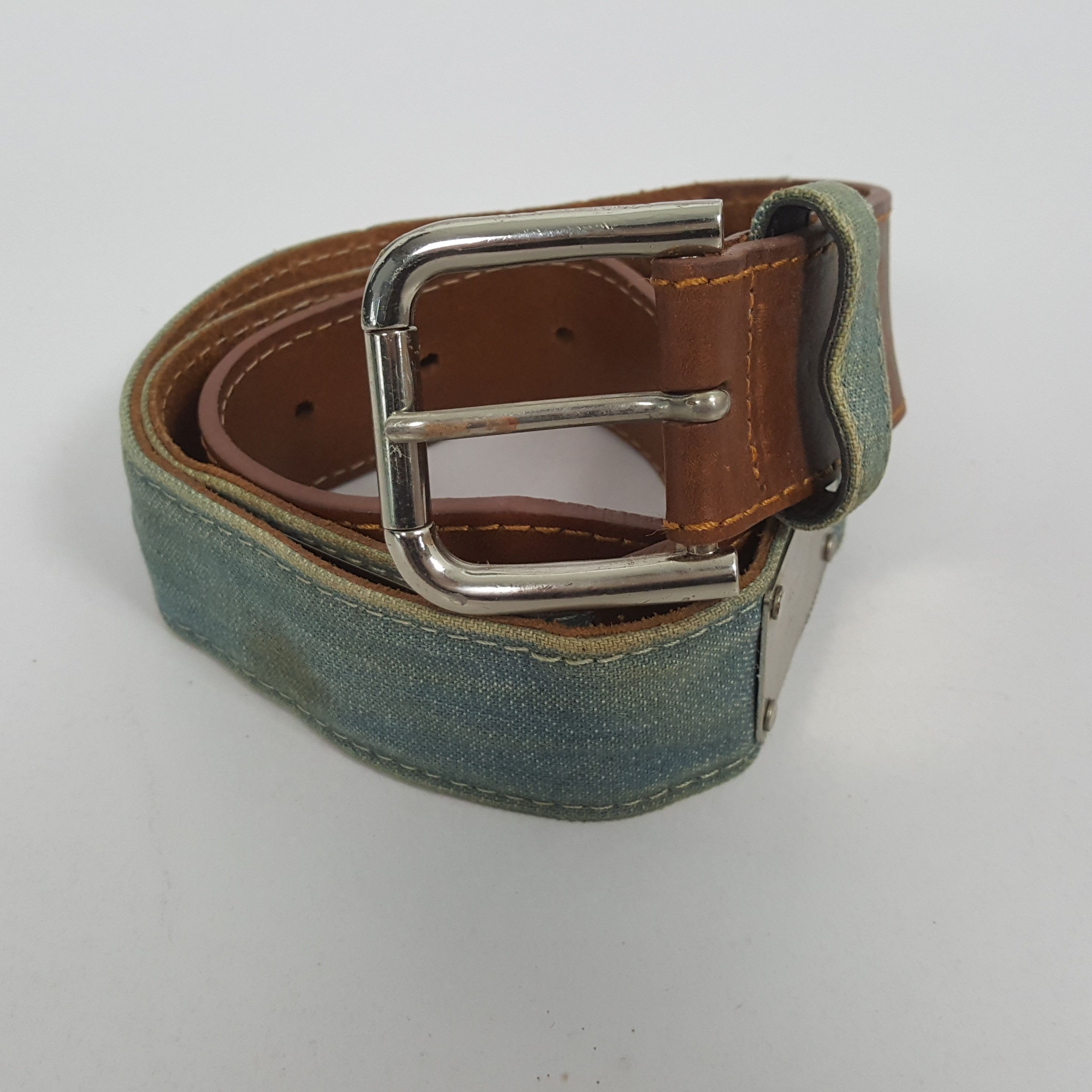 Japanese Brand Vintage NUMBER (N)INE Japanese Designer Brand Belt Size 42 - 1 Thumbnail
