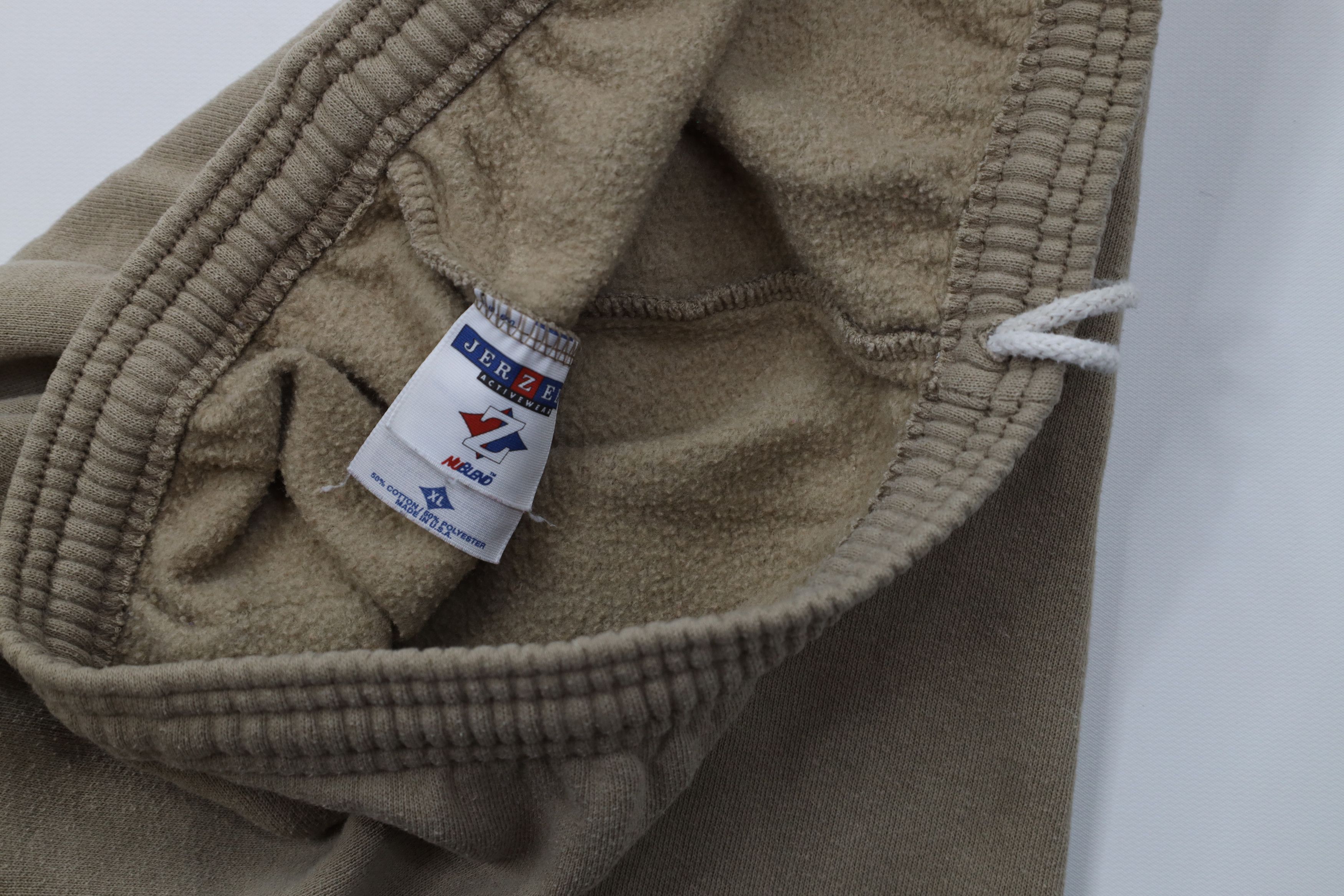Vintage Vintage 90s Streetwear Sweatpants Joggers Beige Tan USA Size US 38 / EU 54 - 9 Thumbnail