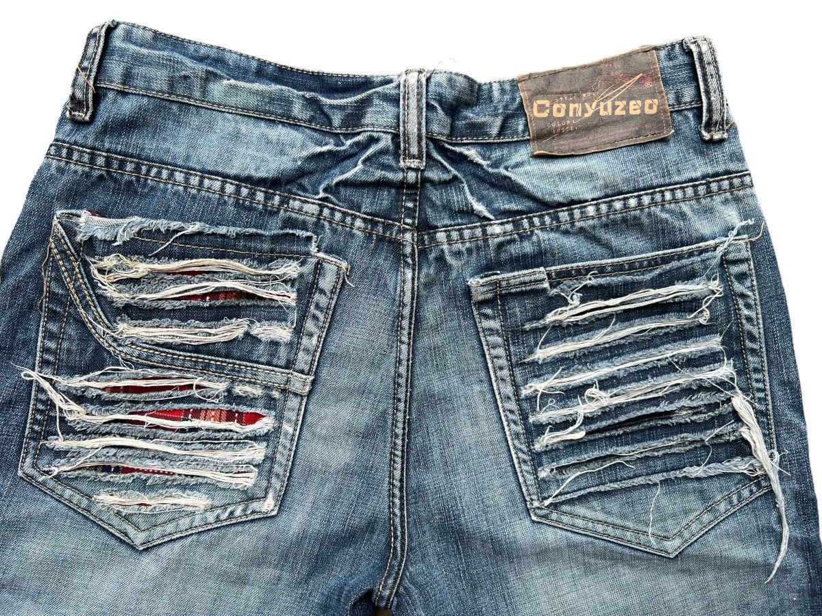 Other Conguzo Bondage Patchwork Distressed Baggy Denim Jeans 31x33 Size US 31 - 8 Thumbnail