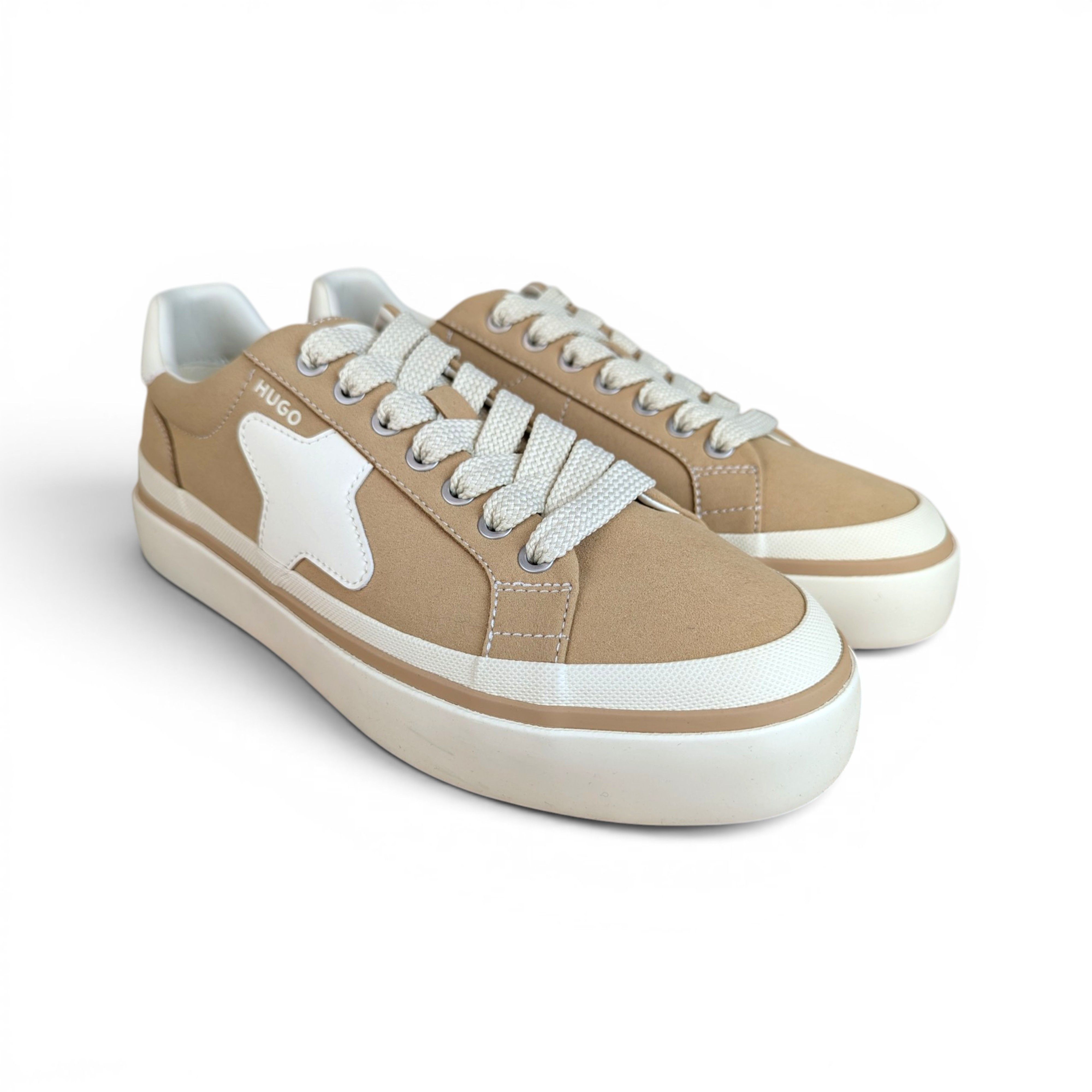 Hugo Boss HUGO BOSS BEIGE SNEAKERS Size US 7 / EU 40 - 3 Thumbnail