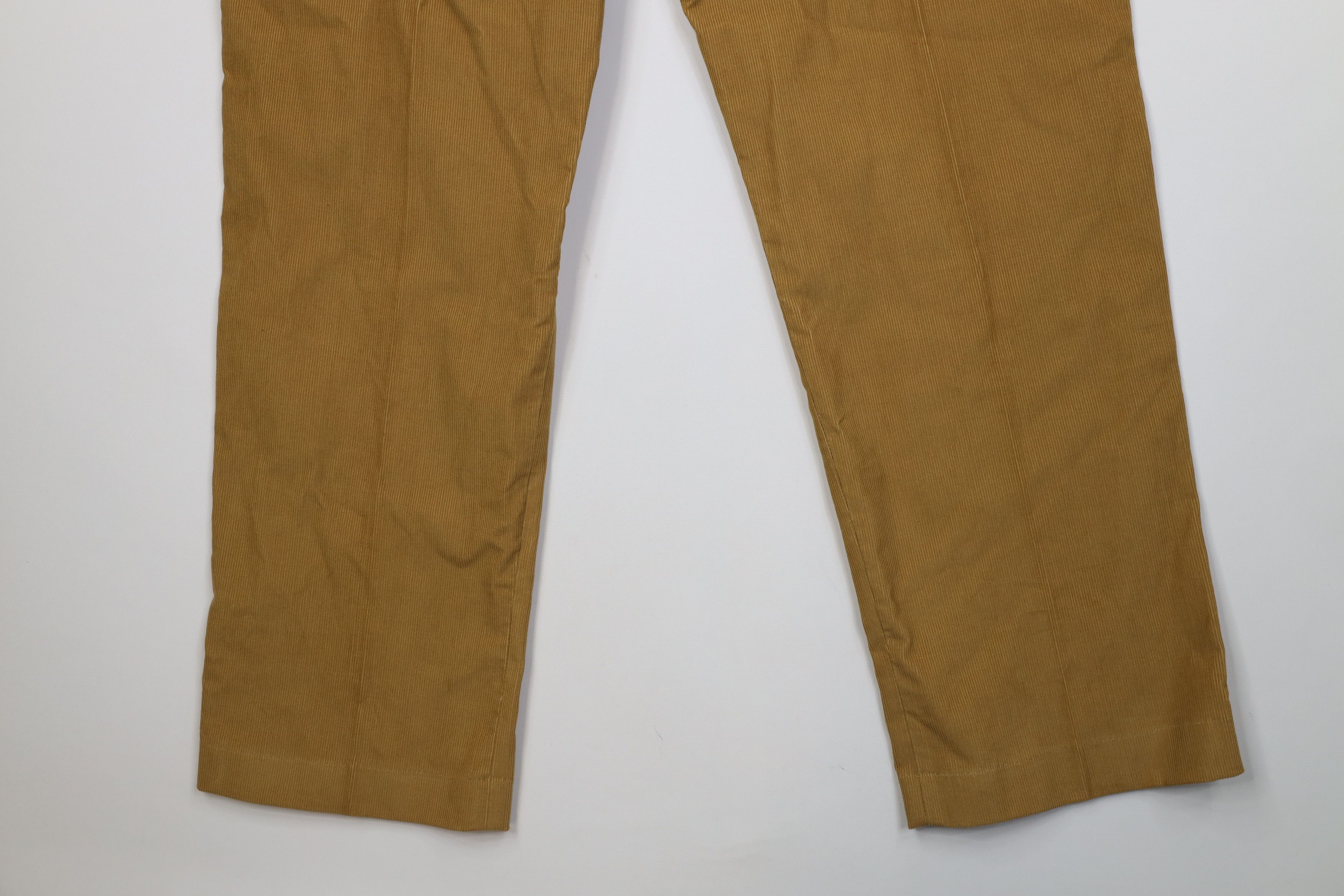 Lands' End Vintage 90s Lands End Wide Leg Corduroy Chino Pants Brown Size US 40 / EU 56 - 10 Thumbnail
