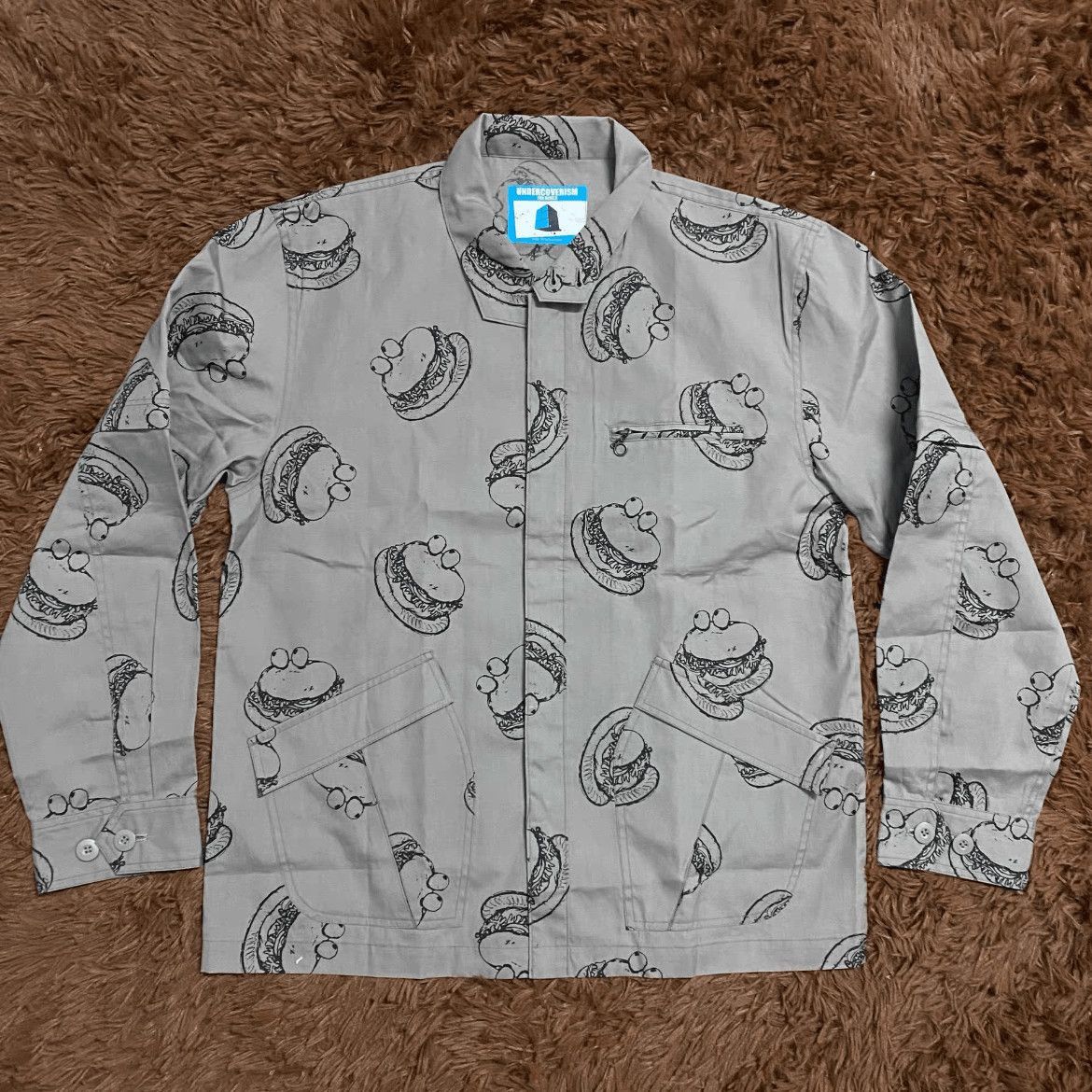 Undercover Undercover 00SS HAZA Burger Print Detachable Jacket-2508 Size US M / EU 48-50 / 2 - 1 Thumbnail
