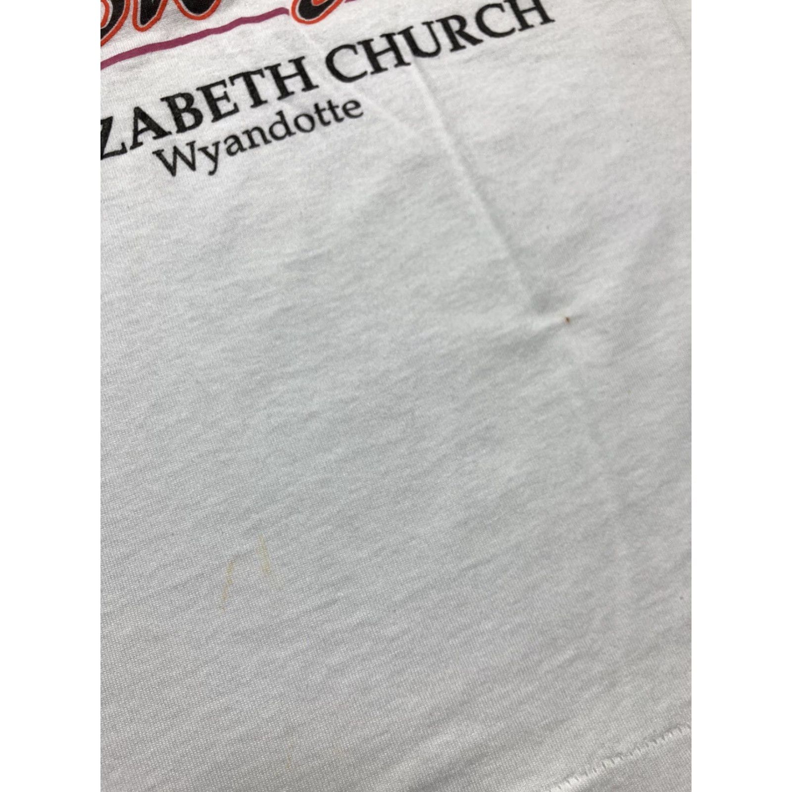 Fruit Of The Loom VINTAGE 90s graphic t shirt get a life follow Jesus tee church Christian M White Mens Shirt Size US M / EU 48-50 / 2 - 3 Thumbnail