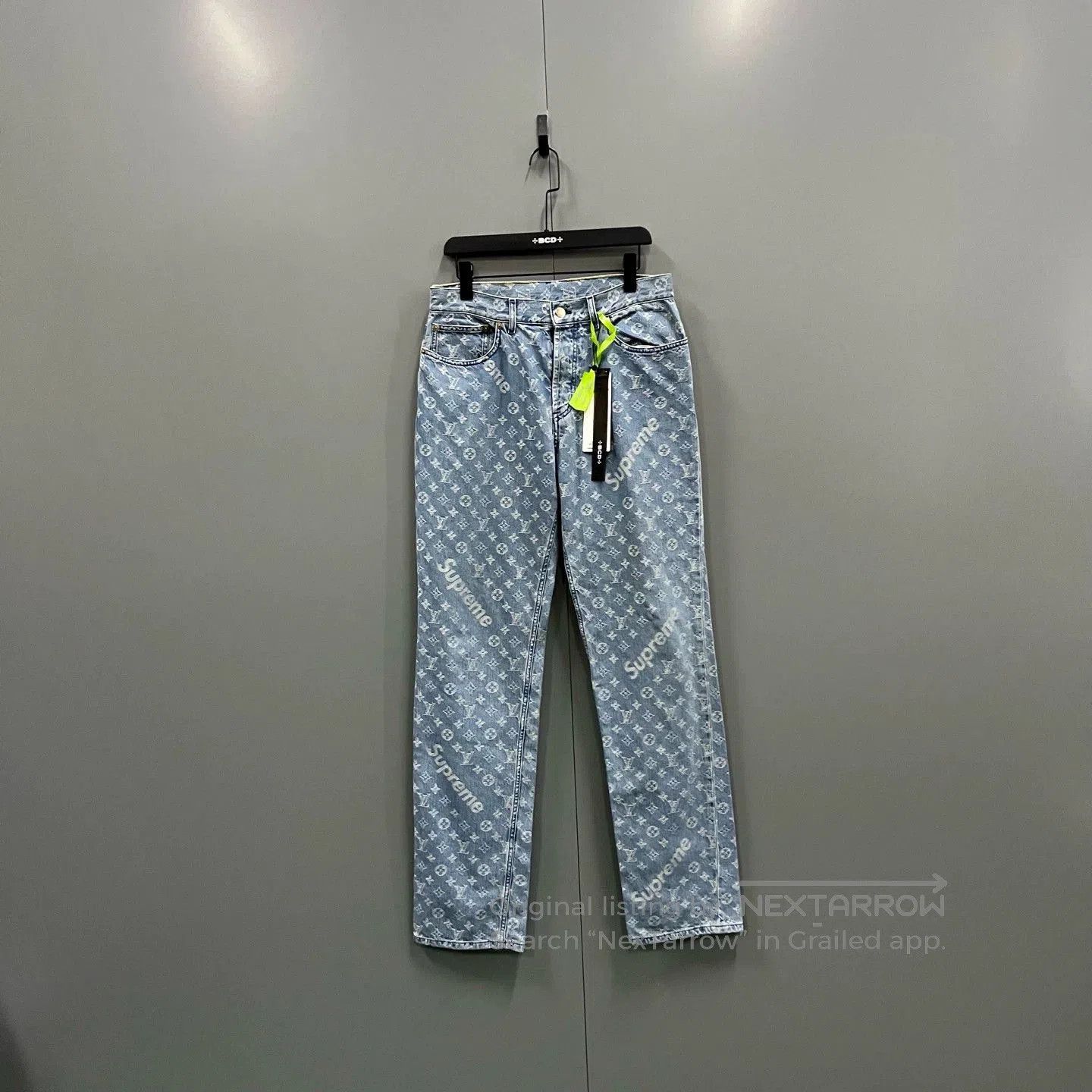 Louis Vuitton Louis Vuitton x Supreme Blue Denim Jeans. Size US 34 / EU 50 - 1 Thumbnail