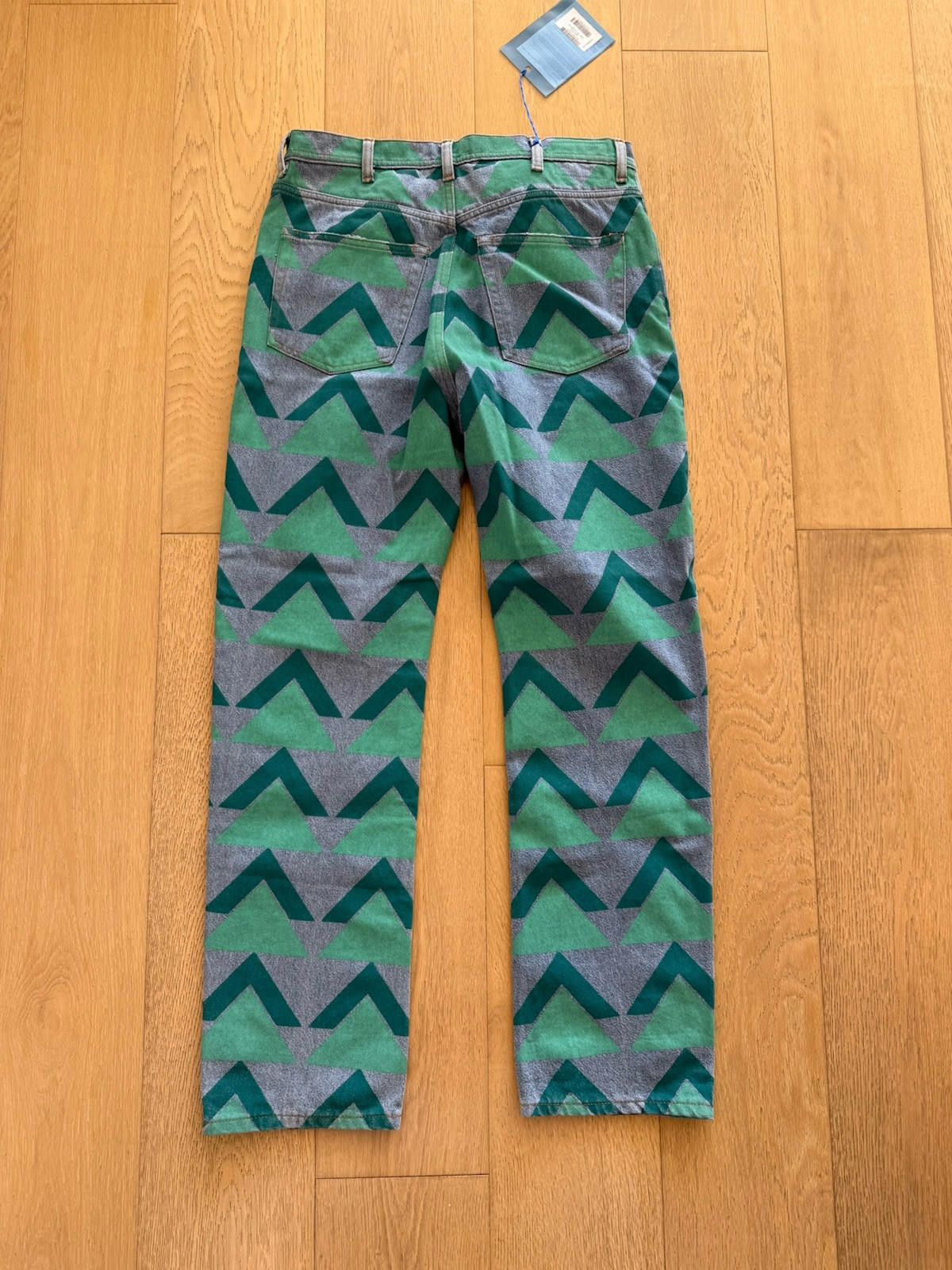 Acne Studios Acne Studios Land Print Jeans - Trendy Geometric Pattern Size US 30 / EU 46 - 2 Thumbnail