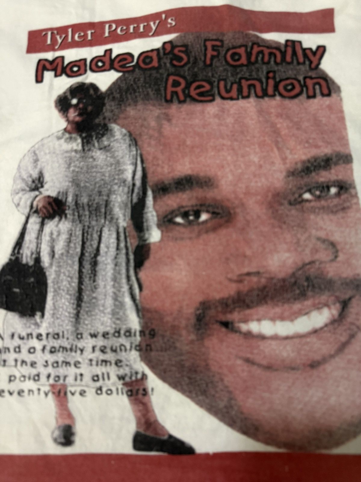 Vintage Vintage 00s Tyler Perry’s Modea’s Family Reunion T-Shirt Size US XL / EU 56 / 4 - 4 Thumbnail