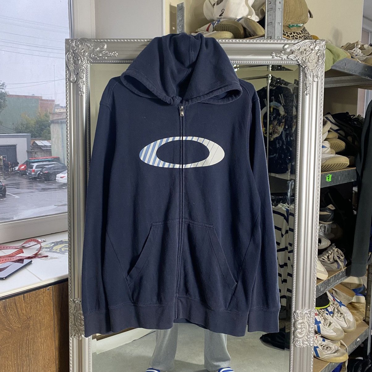 Oakley Vintage Blue Oakley Zip Hoodie Size US S / EU 44-46 / 1 - 1 Thumbnail