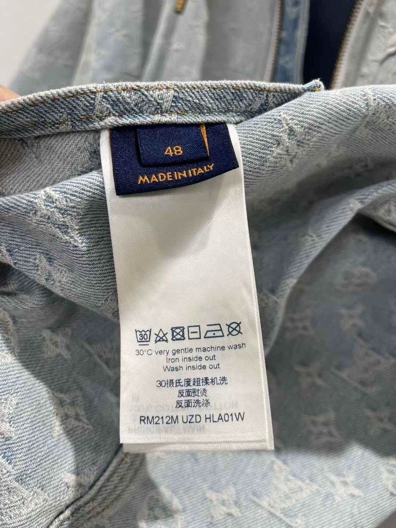 Louis Vuitton Louis Vuitton NBA Zip Hooded Denim Jacket 2501-Nextarrow Size US M / EU 48-50 / 2 - 8 Thumbnail