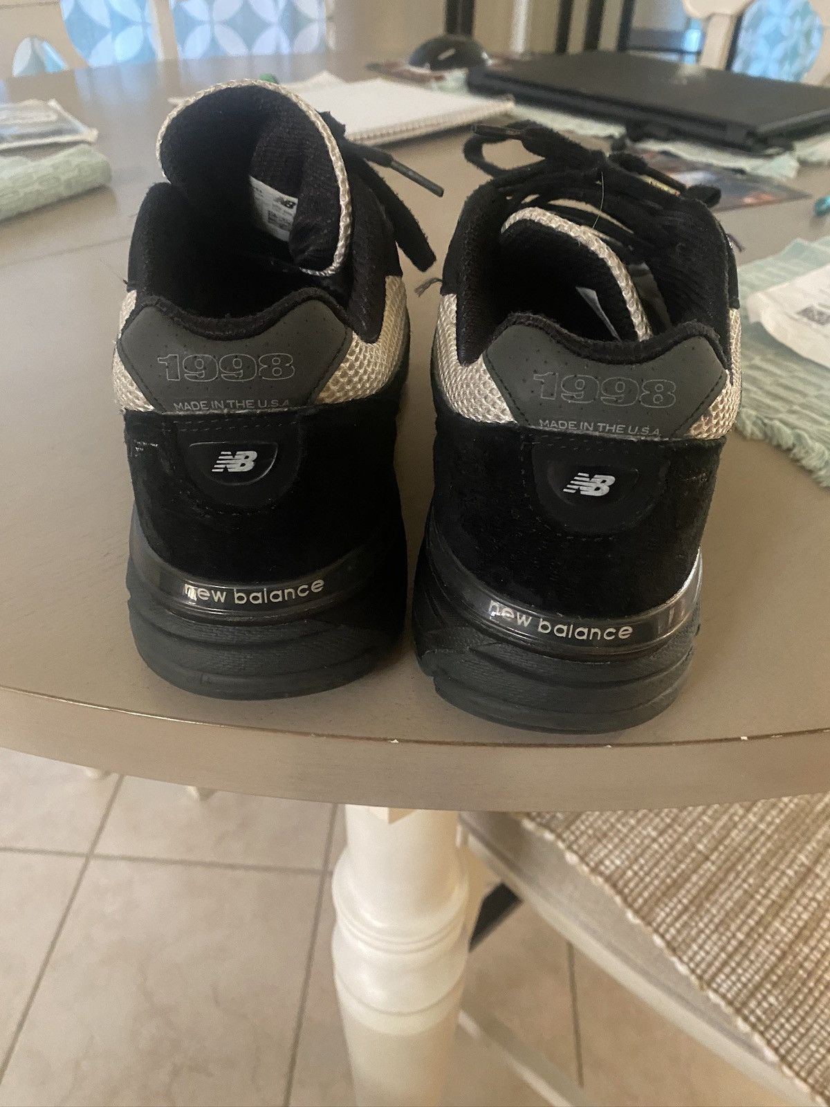 New Balance New Balance jfg joe freshgoods black and white 990v4 Size US 10.5 / EU 43-44 - 5 Thumbnail