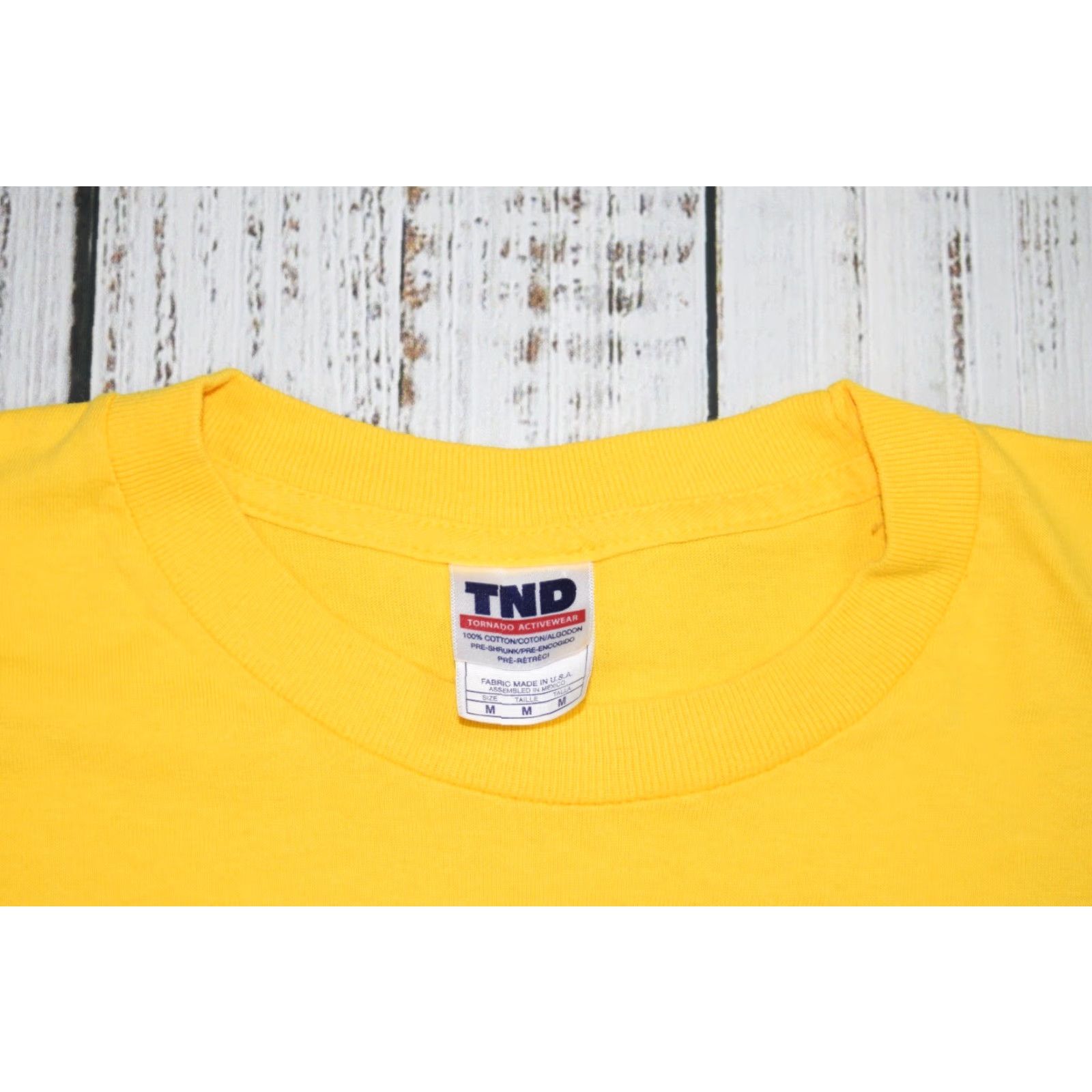 Vintage VTG Y2K ADDICTED TO JESUS SKATE PUNK T-SHIRT TEE YELLOW EMBROIDERED MENS M Size US M / EU 48-50 / 2 - 4 Thumbnail
