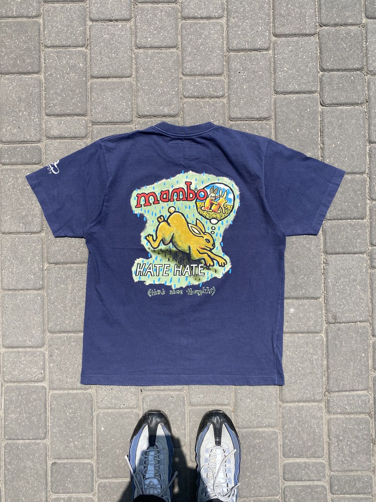 Mambo Mens Vintage Mambo 2002 Big Logo T Short Tee Size US M / EU 48-50 / 2 - 2 Thumbnail