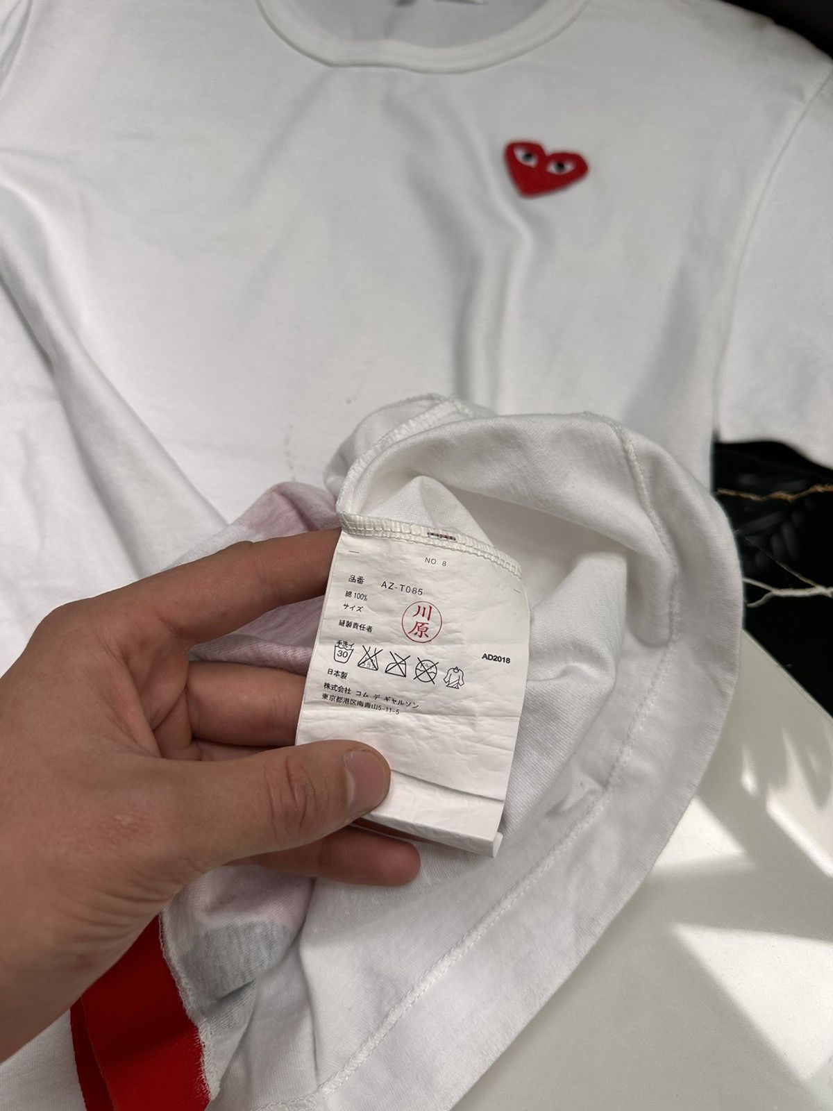 Comme des Garcons × Vintage CDG VINTAGE BIG LOGO LUXURY STREETWEAR T-SHIRT Size US M / EU 48-50 / 2 - 6 Thumbnail