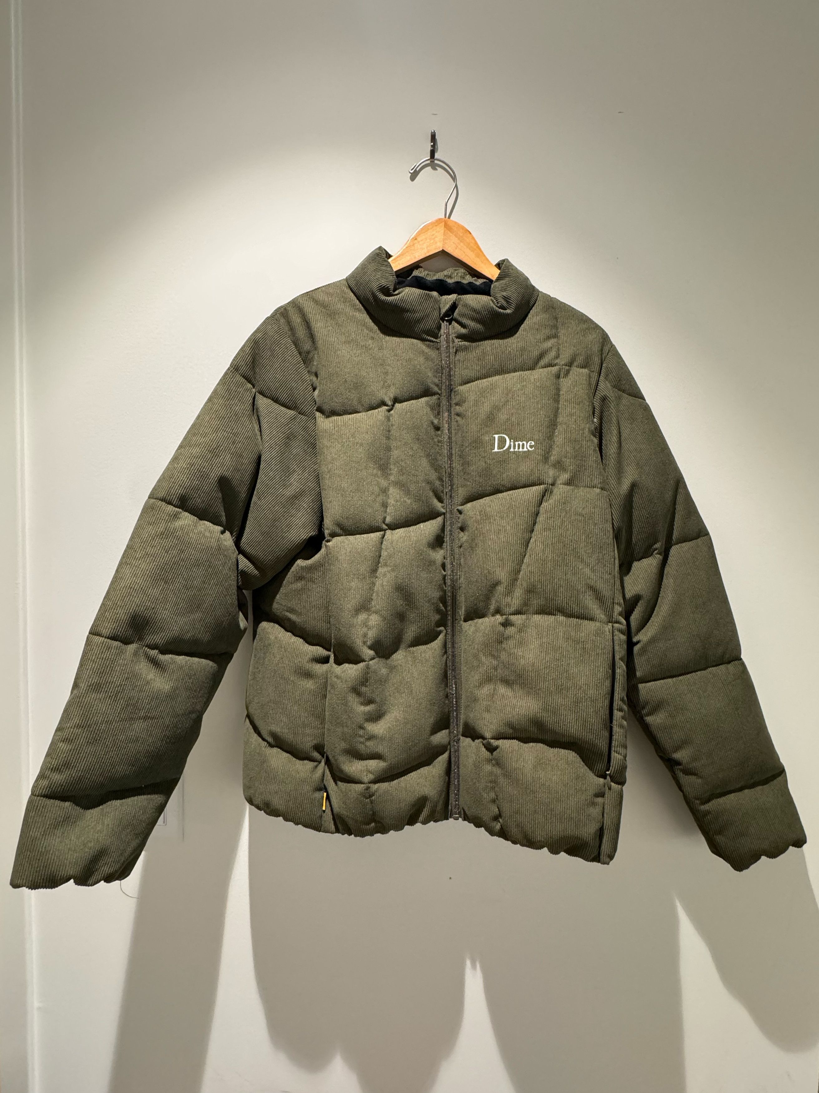 Dime Dime Corduroy Wave Puffer Jacket | Grailed