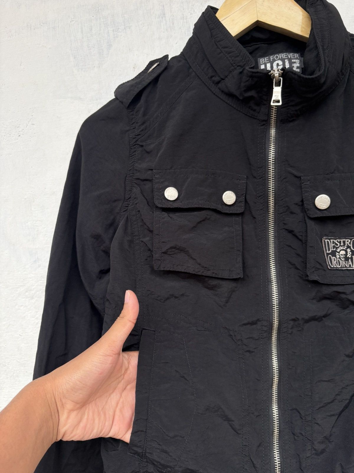 Japanese Brand UGIZ Leather Jacket Zipper Skull Japanase Brand Size US M / EU 48-50 / 2 - 5 Thumbnail