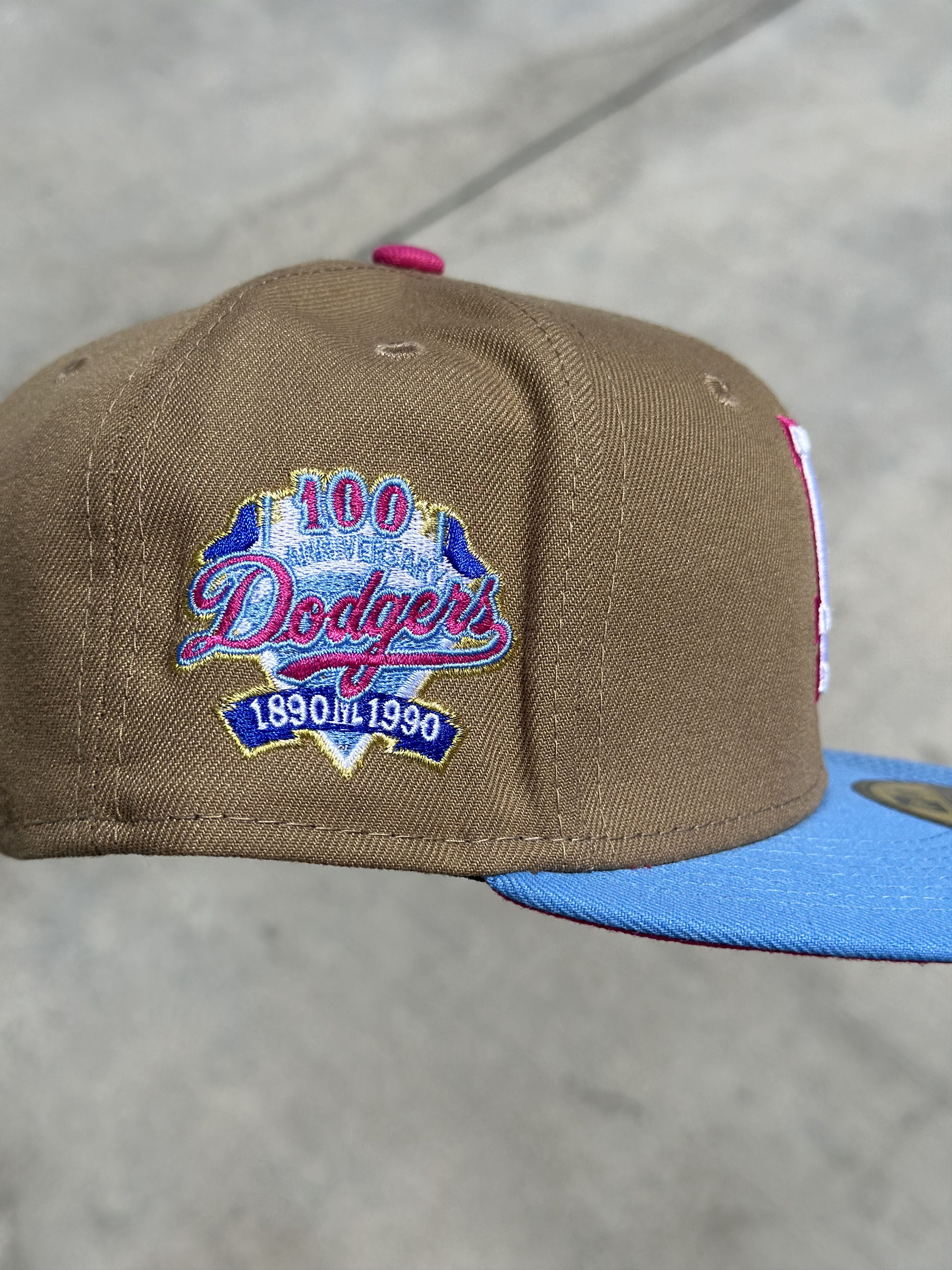 New Era 7 1/2 LA Dodgers 100th Anniversary Fitted Size ONE SIZE - 2 Thumbnail