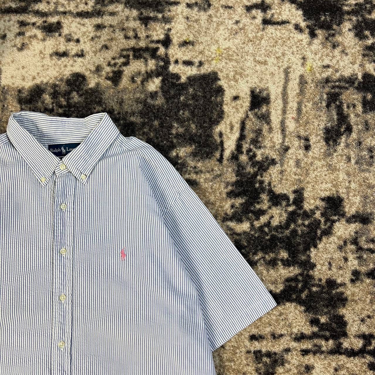 Polo Ralph Lauren Polo Ralph Lauren Luxury Mini Logo Striped Button Up Shirt Size US XXL / EU 58 / 5 - 2 Thumbnail