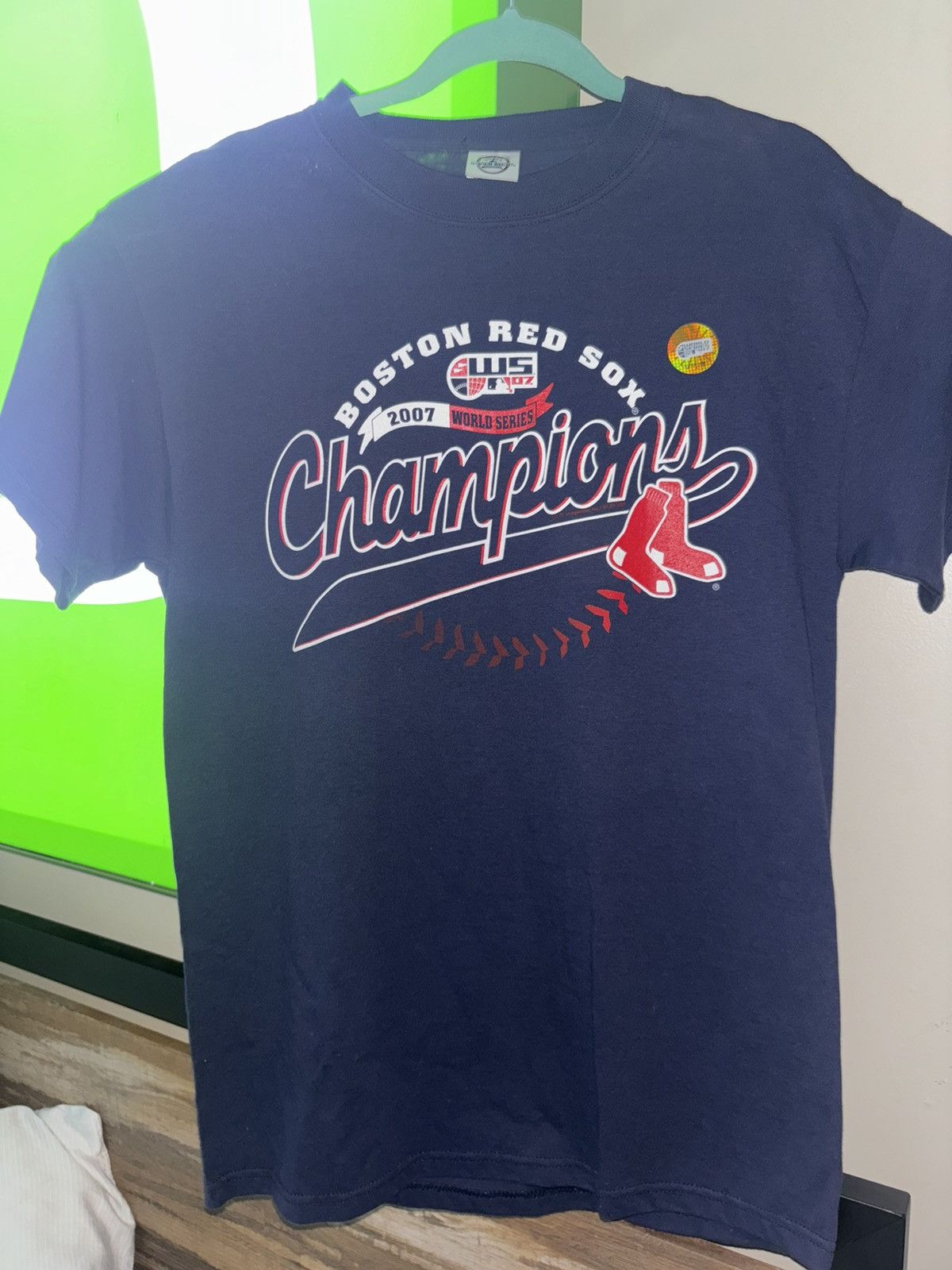 Vintage DS 2007 World Series, Red Sox T-shirt Size US M / EU 48-50 / 2 - 3 Thumbnail