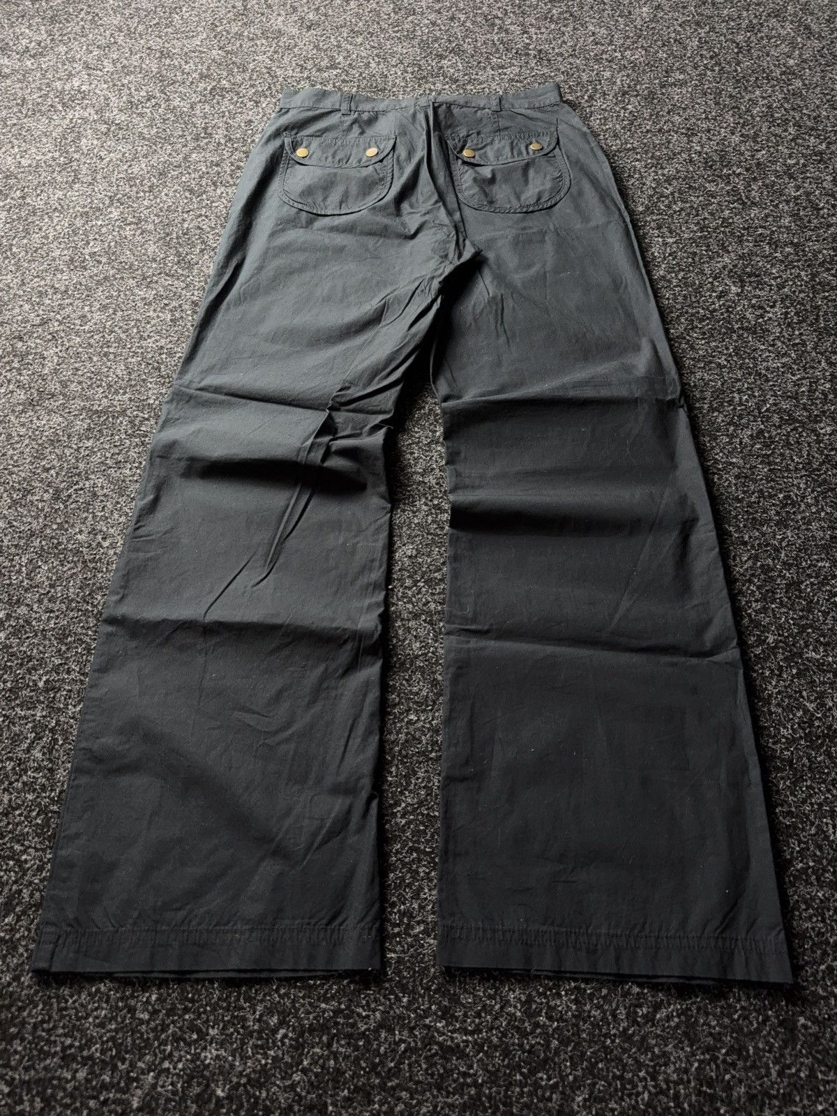 Japanese Brand Gothic Opium Punk Flared Japanese Avant Garde Pants Y2K 00s Size 30" / US 8 / IT 44 - 5 Thumbnail