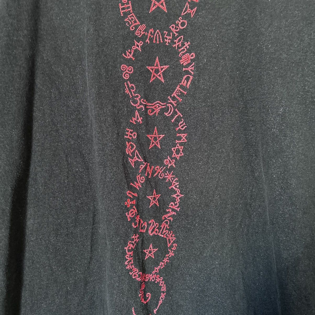 Band Tees Vintage Distressed Death Metal Pentagram Skull Thrashed Tee Size US L / EU 52-54 / 3 - 9 Thumbnail
