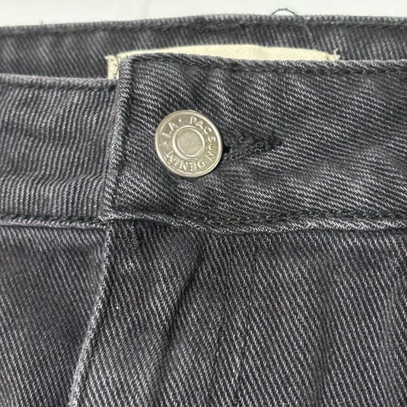 Pacsun Pacsun Black Denim Jean Skirt Size 28 with side laceup Size 28" / US 6 / IT 42 - 3 Thumbnail