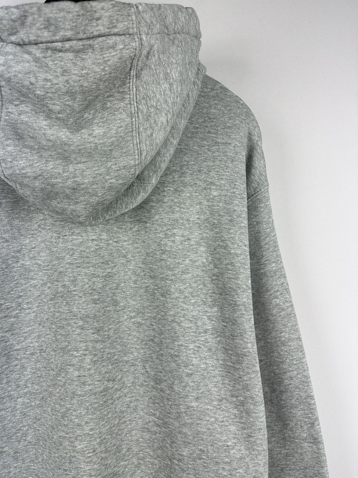 Nike × Vintage Y2K Nike Basic Grey Zip Hoodie Size US XL / EU 56 / 4 - 12 Thumbnail