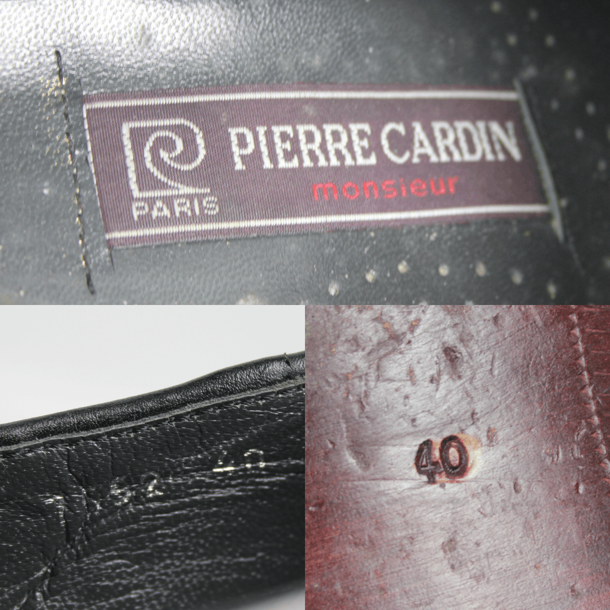 Pierre Cardin 90S Ostrich Leather Loafers Vintage Size US 7 / EU 40 - 14 Thumbnail