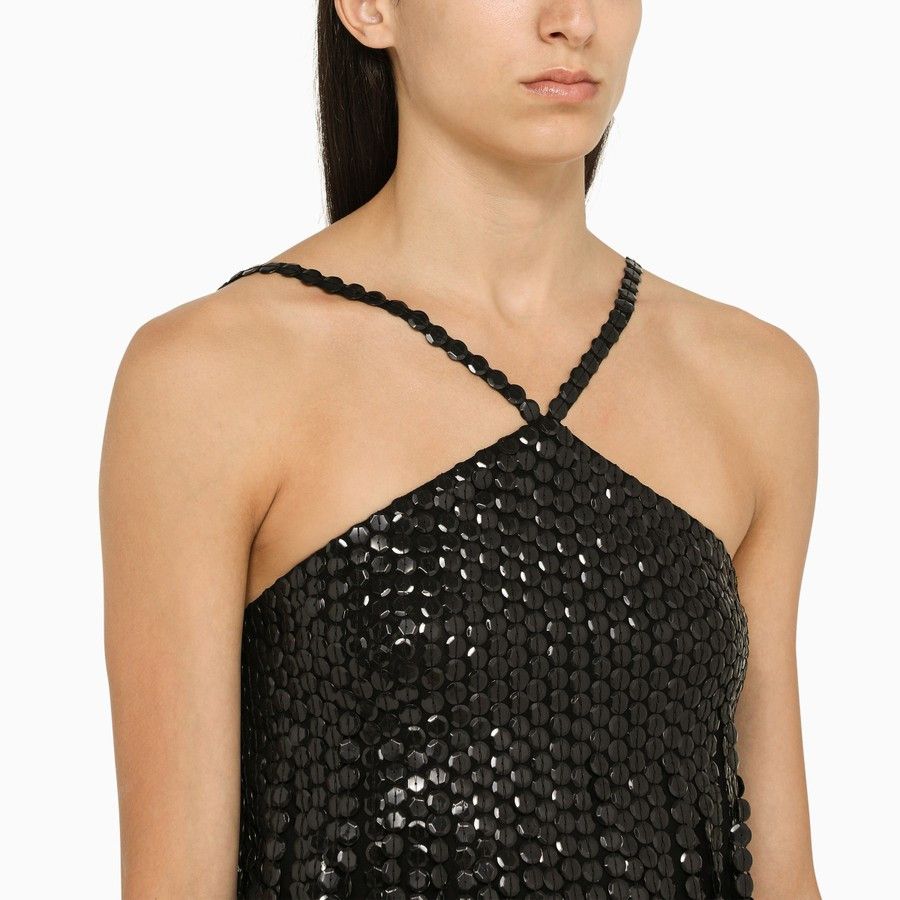 The Attico o1d2blof1024 Halter Top in Black Size S / US 4 / IT 40 - 4 Thumbnail