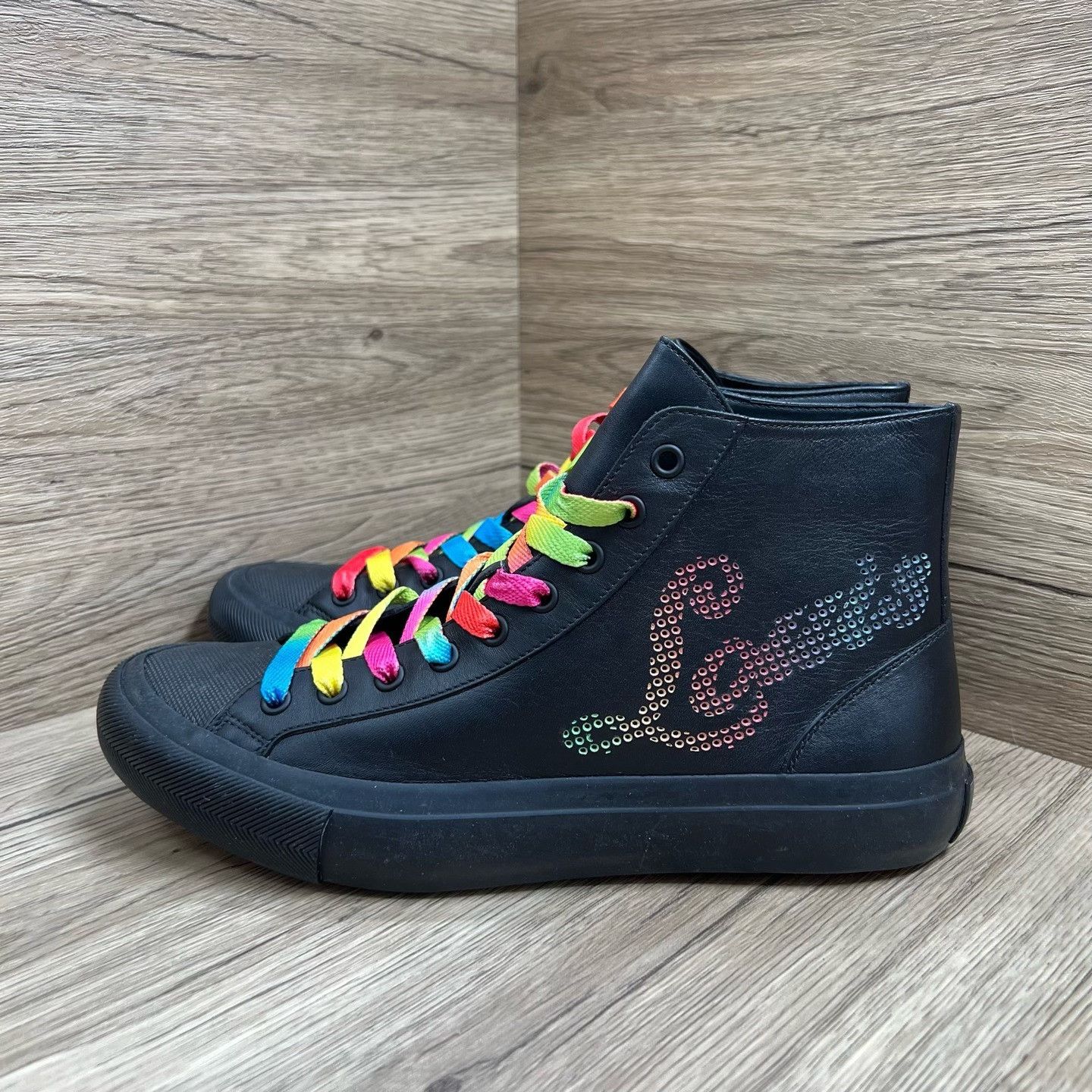 Louis Vuitton Louis Vuitton Retro Rainbow Multi Hitop Sneakers 6 Men Size US 6 / EU 39 - 1 Thumbnail