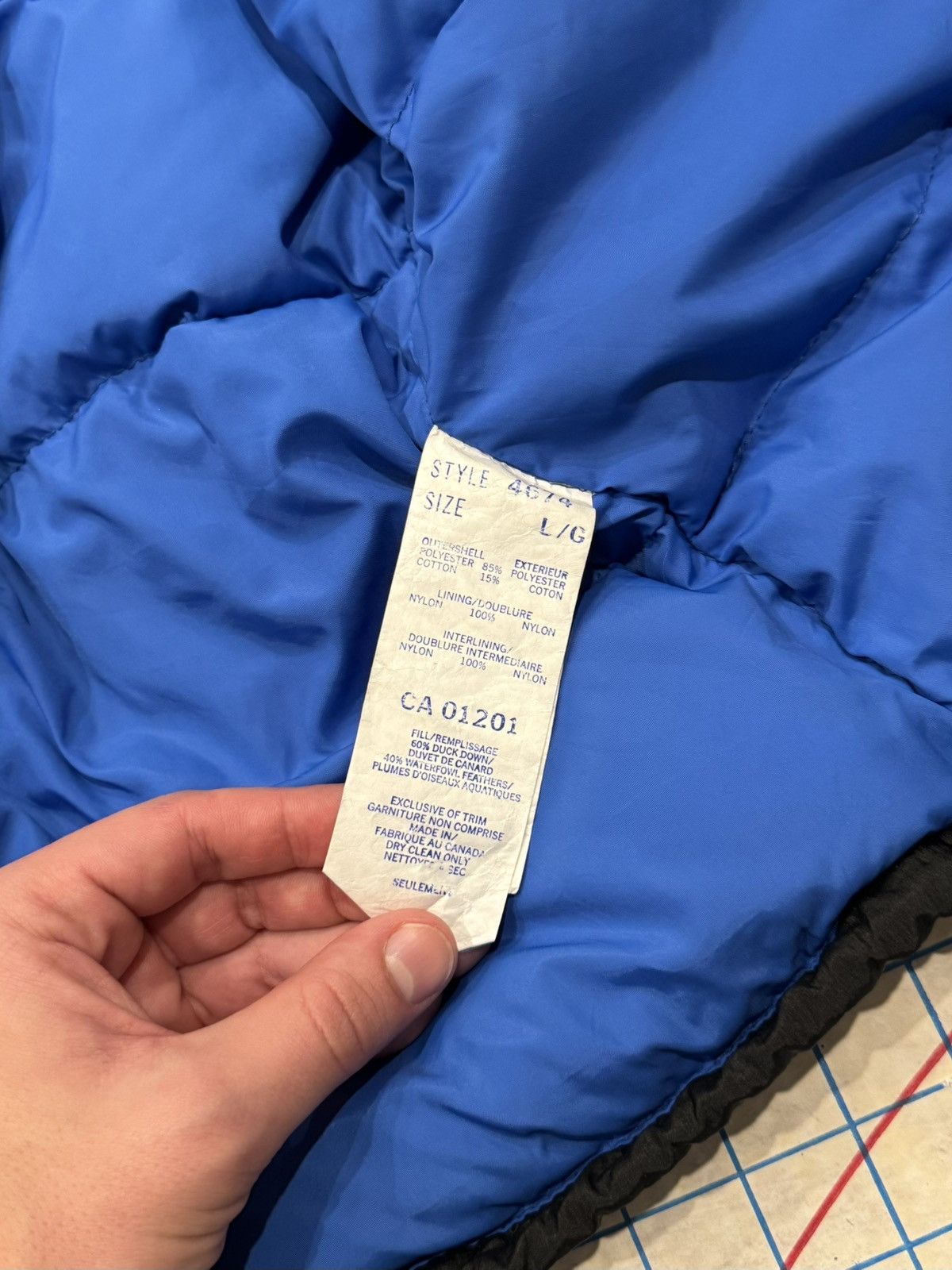 Canada Goose Vintage Snow Goose Down Puffer Jacket Black and Blue Large Size US L / EU 52-54 / 3 - 9 Thumbnail