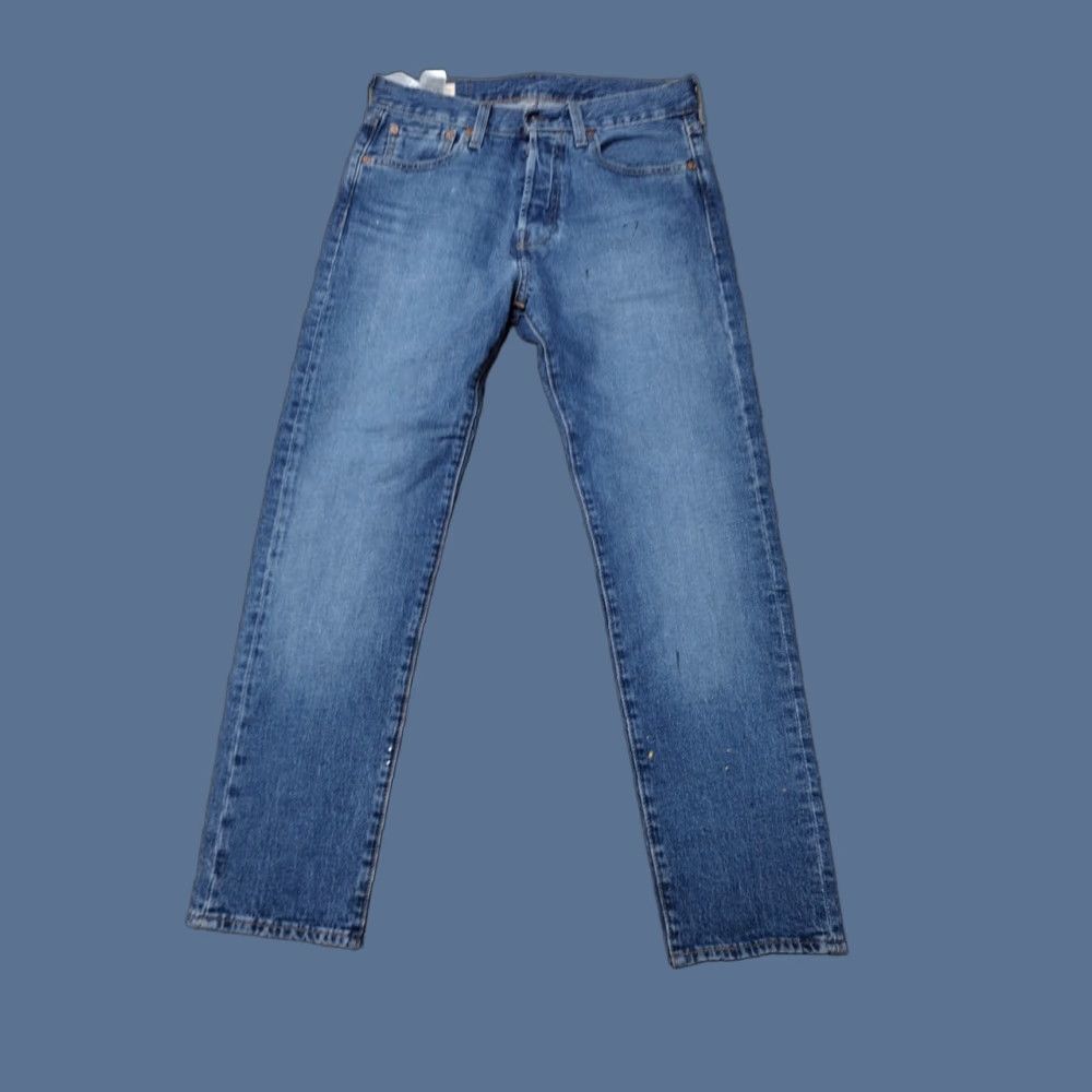 Levi's VINTAGE Levi's 501 Jeans Pants Grunge Denim 29x30 Blue Mens Regular Jeans Size US 29 - 1 Thumbnail