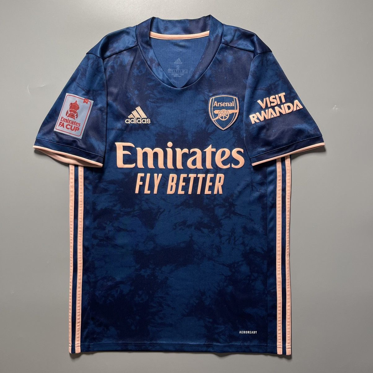 Adidas × Vintage ARSENAL ADIDAS 2020/2021 FOOTBALL THIRD JERSEY #7 SAKA Size US S / EU 44-46 / 1 - 2 Thumbnail