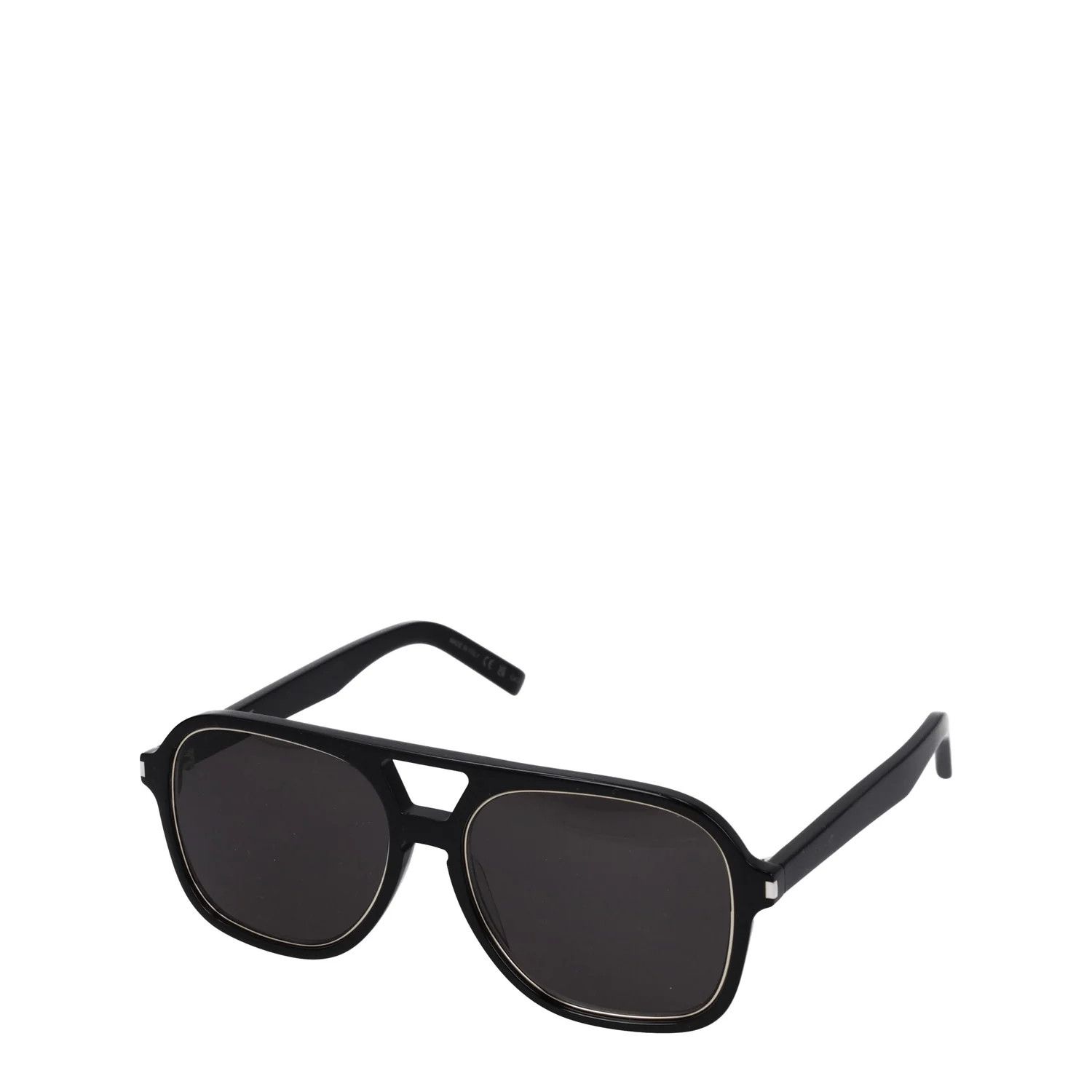 Saint Laurent Paris ob1o1e1124 Size: OS / Acetate Sunglasses in Black Gold Size ONE SIZE - 1 Thumbnail