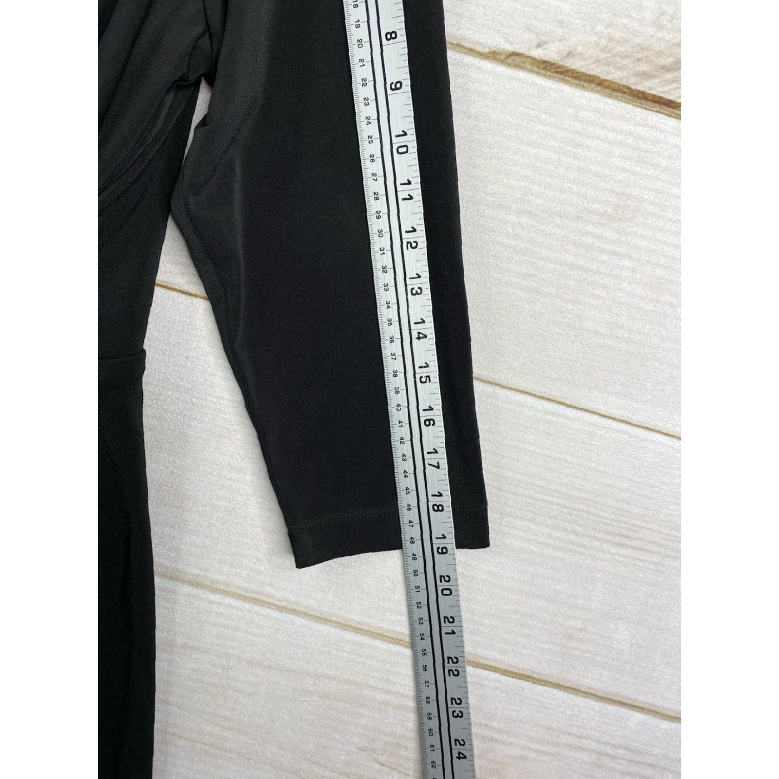 Vintage Lane Bryant Dress Womens 18 Black Faux Wrap Sparkly Party 3/4 Sleeve Stretch NWT Size XXL / US 16-18 / IT 52-54 - 7 Thumbnail