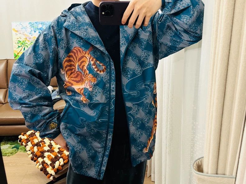 Kenzo KENZO Tiger striped coat Size US L / EU 52-54 / 3 - 1 Thumbnail