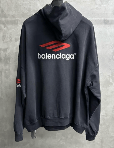 Balenciaga Balenciaga casual long-sleeved hooded sweater Size US XL / EU 56 / 4 - 2 Thumbnail