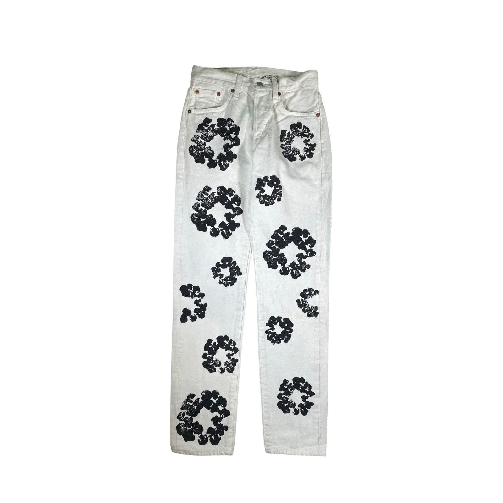 DENIM TEARS Denim Tears White Jeans Size US 26 / EU 42 - 2 Thumbnail