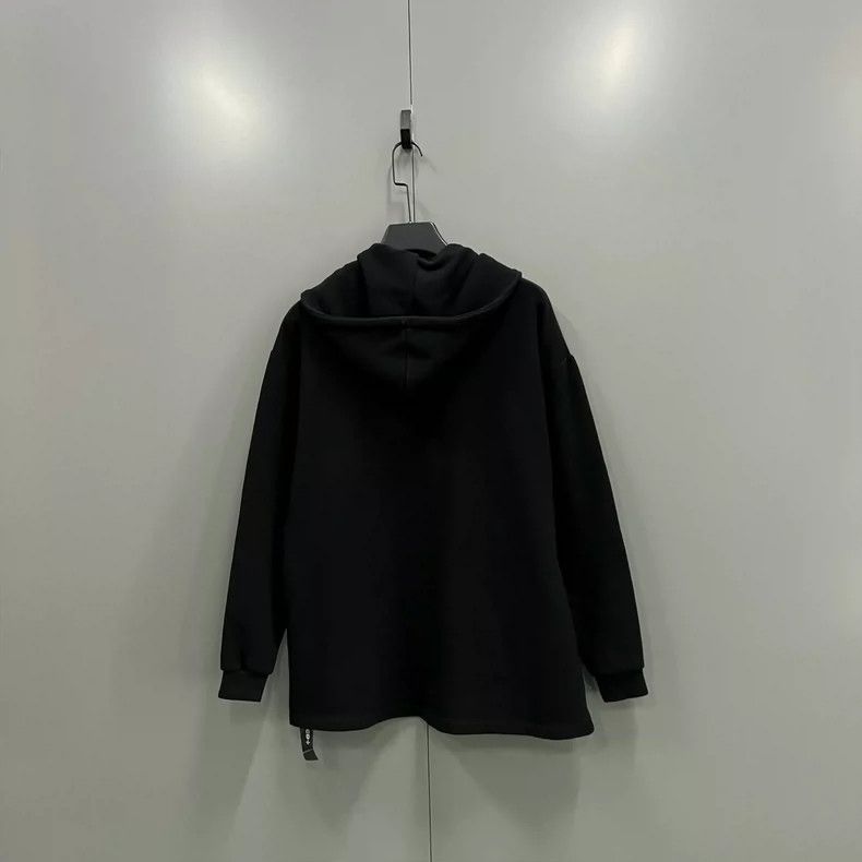 Balenciaga Balenciaga Black Logo Letter Print Hoodie Size US M / EU 48-50 / 2 - 2 Thumbnail