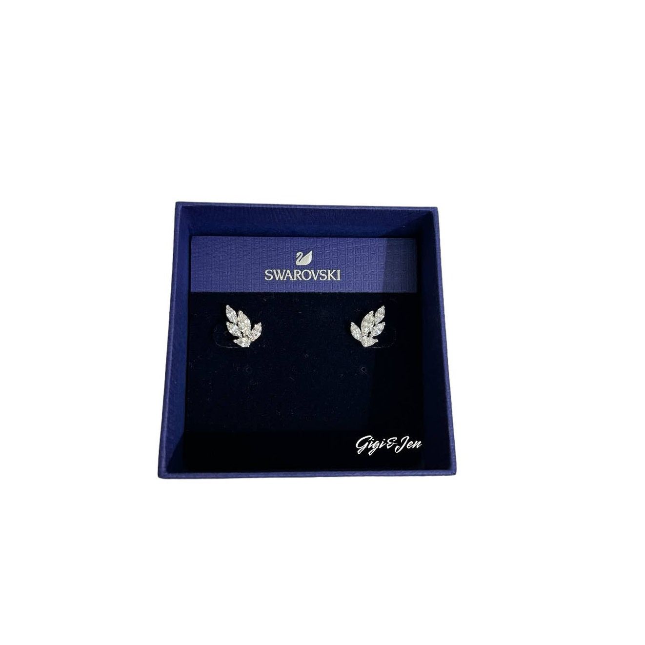 Swarovski Swarovski Louison Stud Pierced Earrings , Rhodium plated Size ONE SIZE - 2 Thumbnail