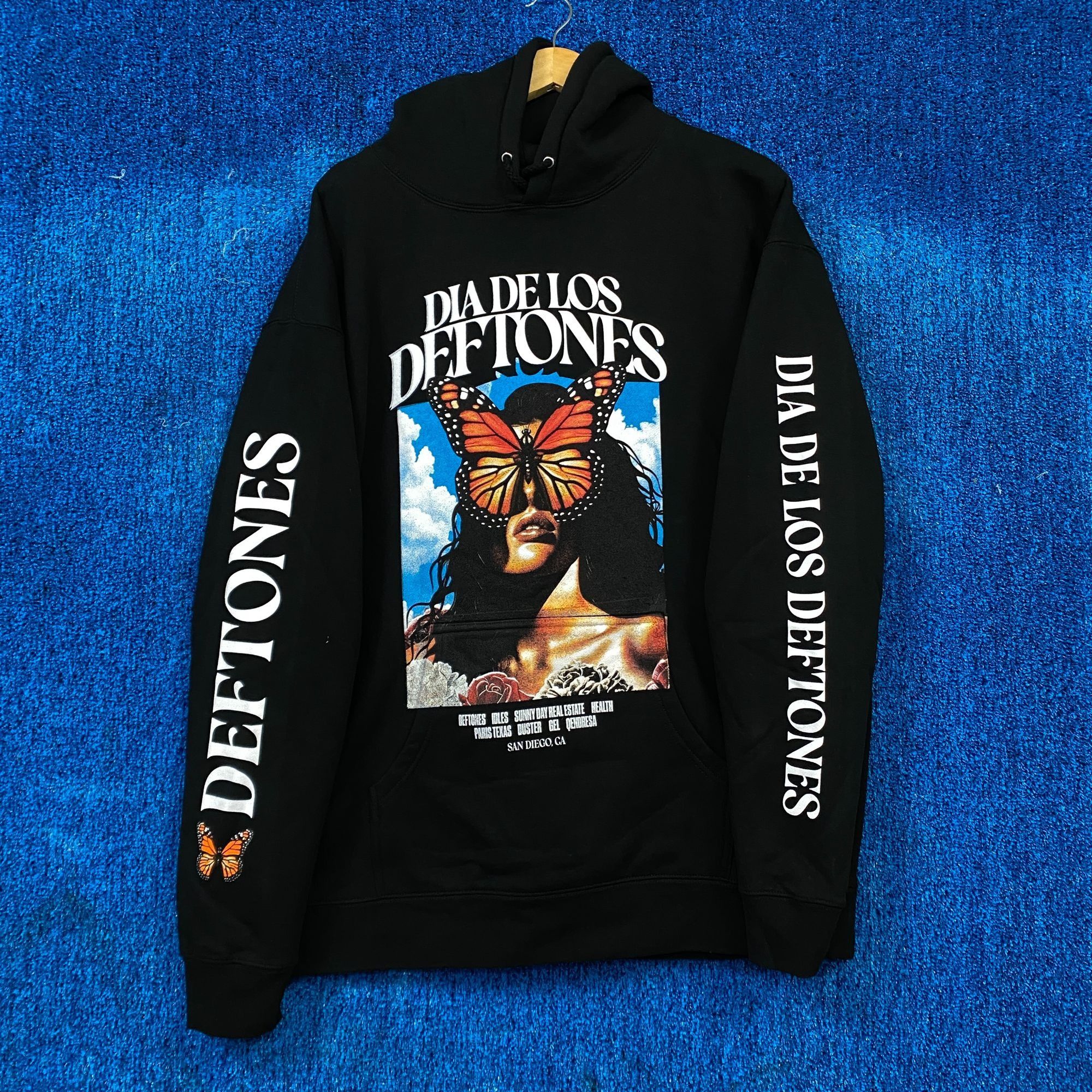 Deftones Dia de los Deftones Changes Rock Concert Hoodie XL Tops