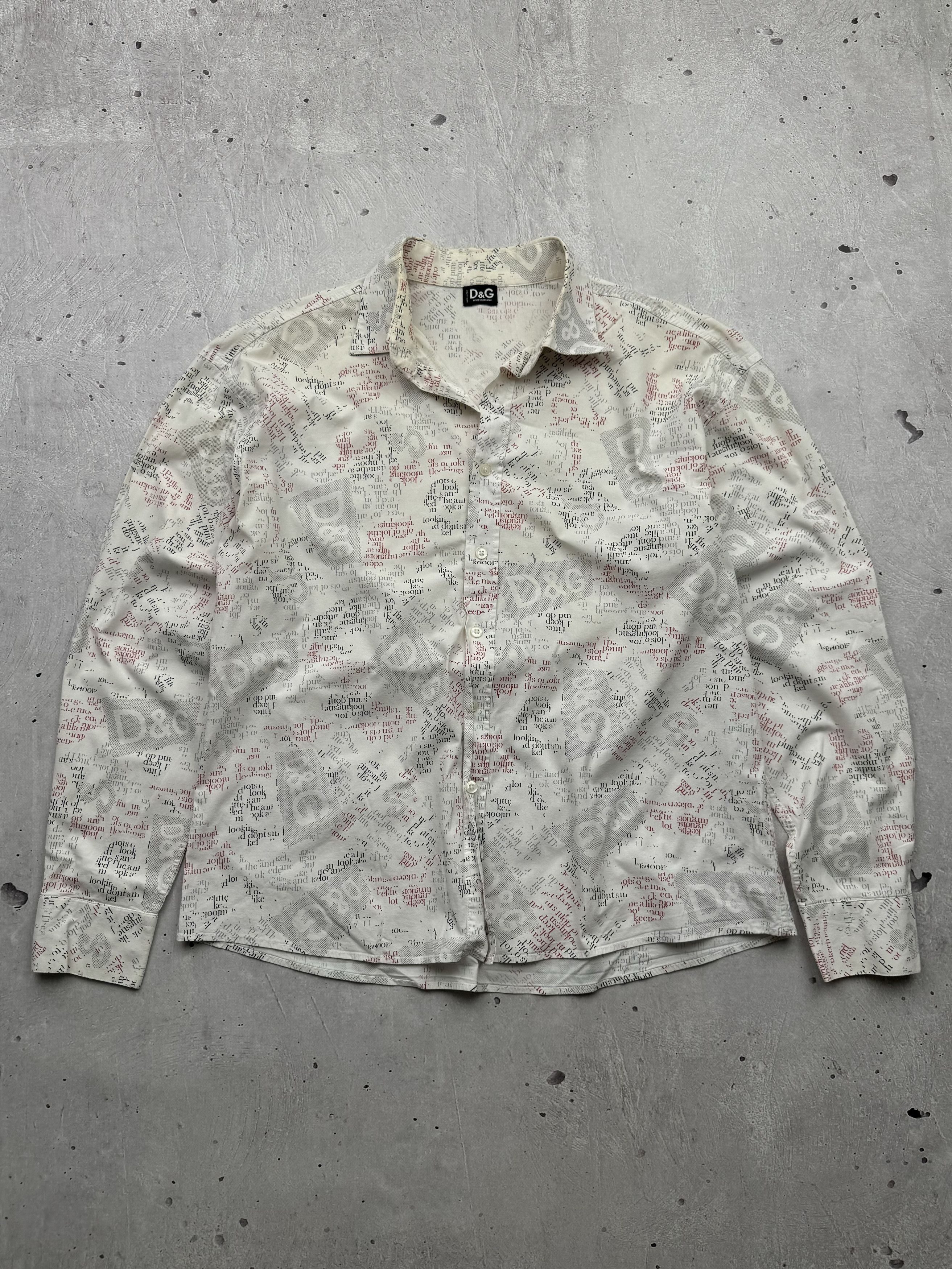Dolce & Gabbana × Vintage Dolce & Gabbana Vintage Monogram Shirt Size US M / EU 48-50 / 2 - 1 Thumbnail