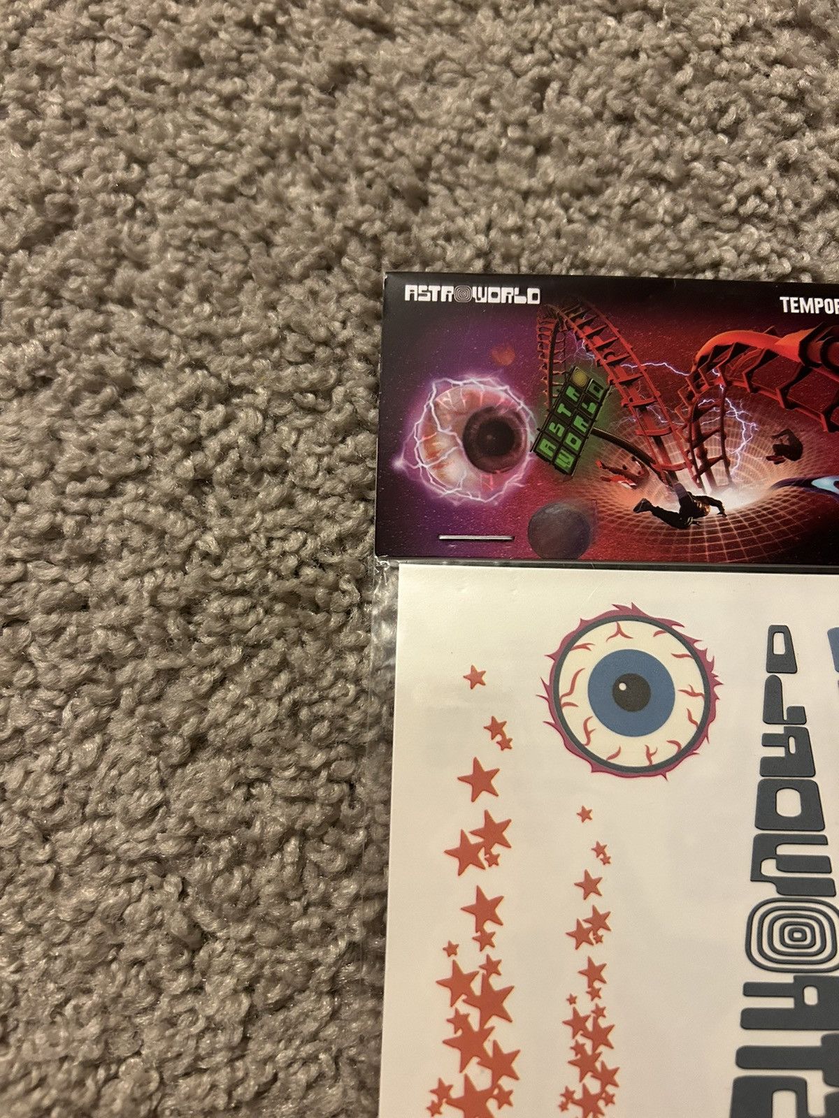 Travis Scott Travis Scott Astroworld Temporary Tattoos Size ONE SIZE - 2 Thumbnail